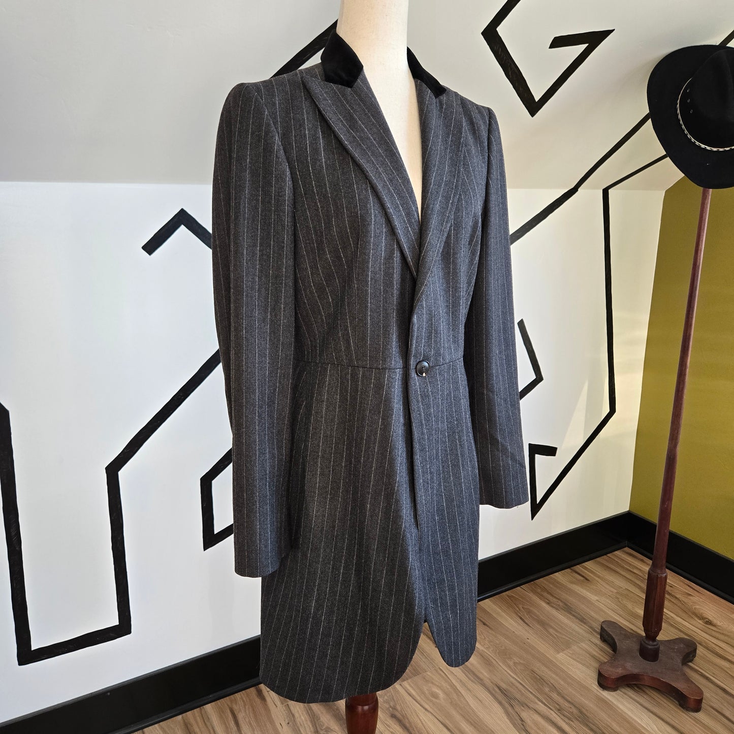 John Bartlett Vintage Made in Italy Long Blazer - Large