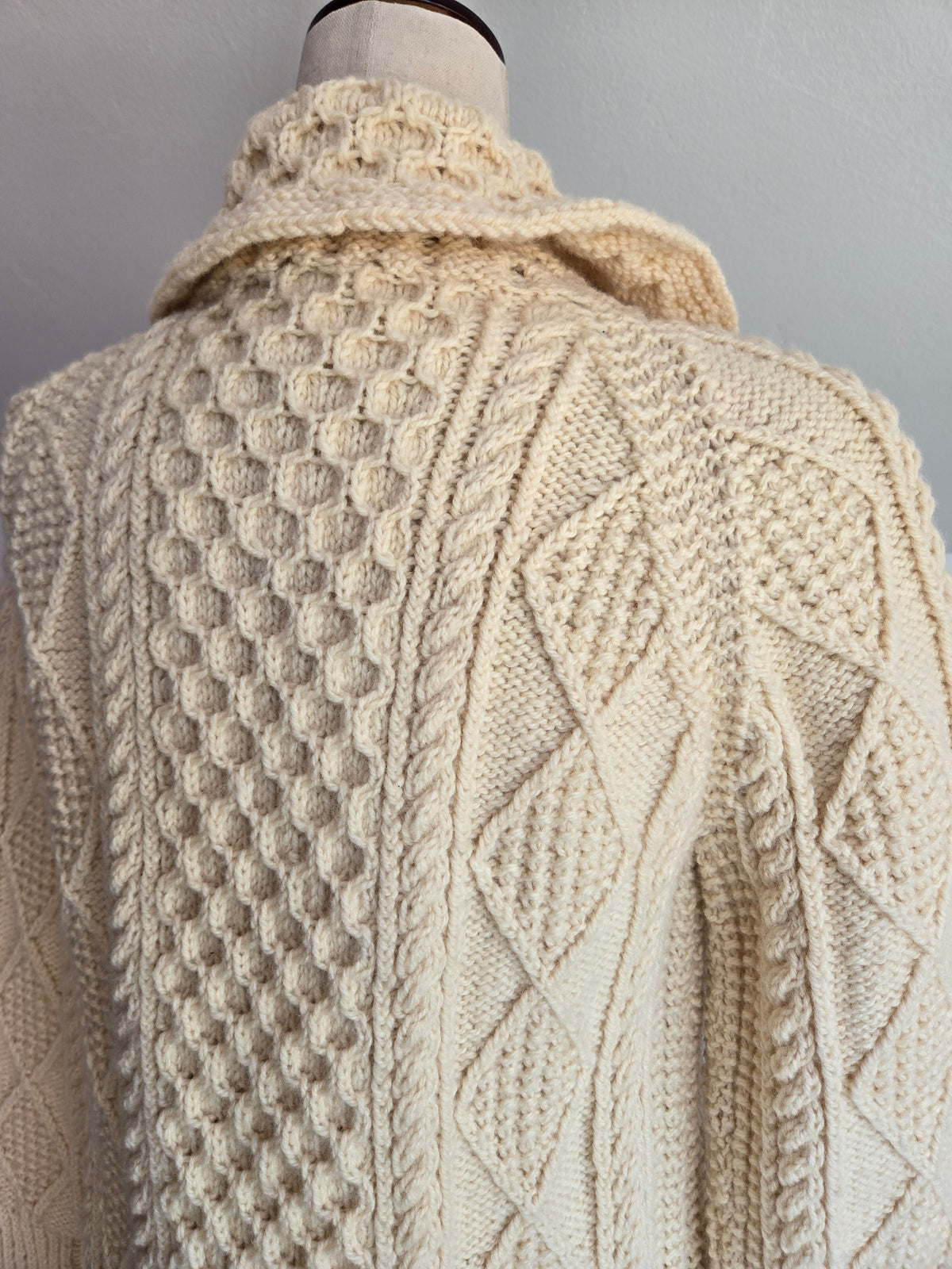 Blarney Woolen Mills Irish Knit Cardigan - medium