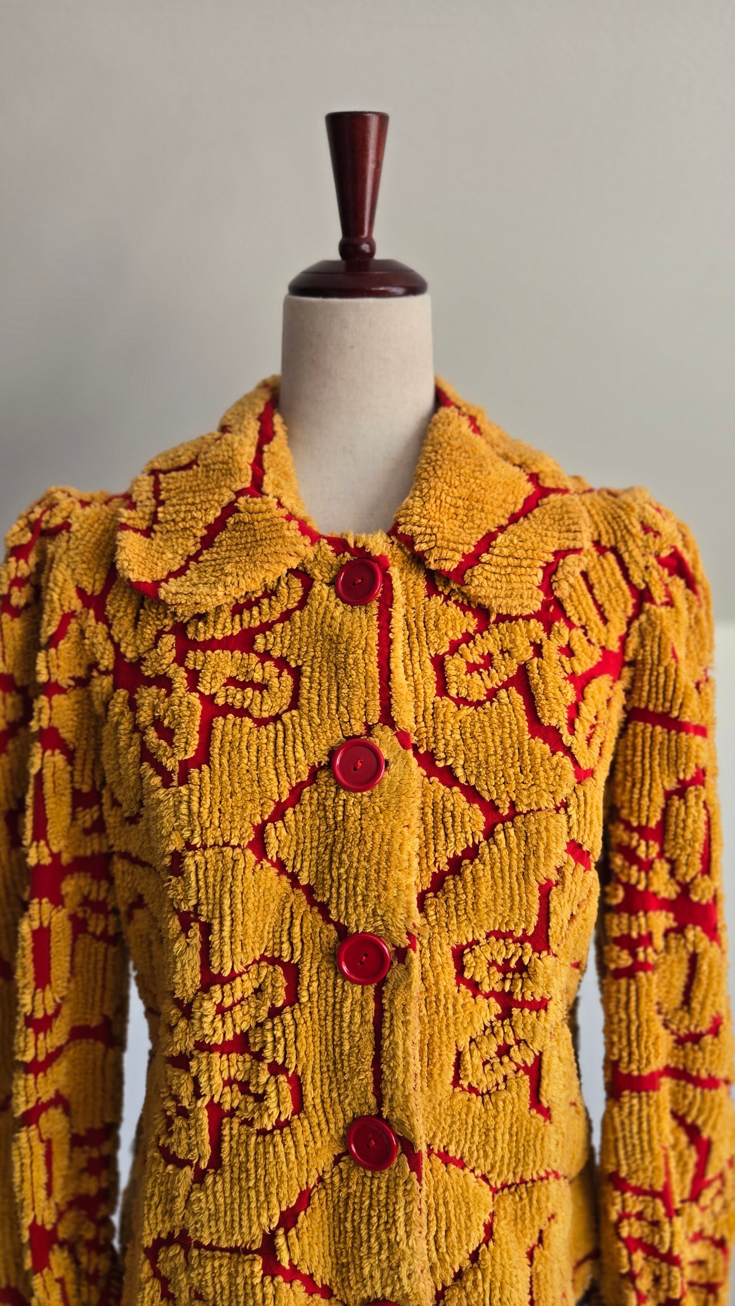 Miki Tops Vintage Carpet/Tapestry Style Jacket - small/medium