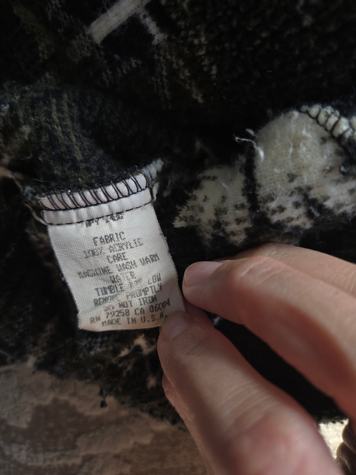 County Clothing Co Deer Fleece Jacket - medium