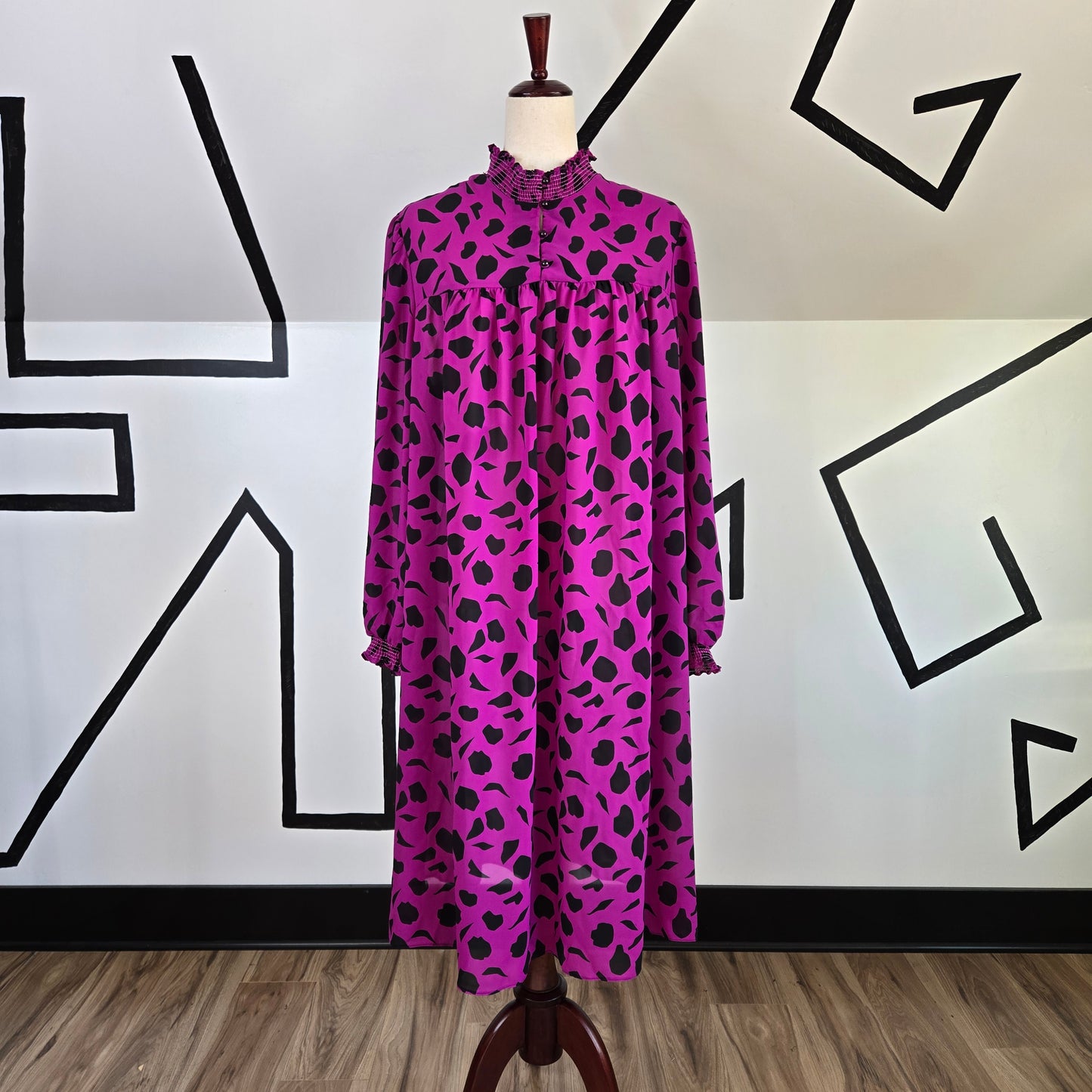 Addition Elle Vintage Union made in Canada Fuchsia Dress - XL