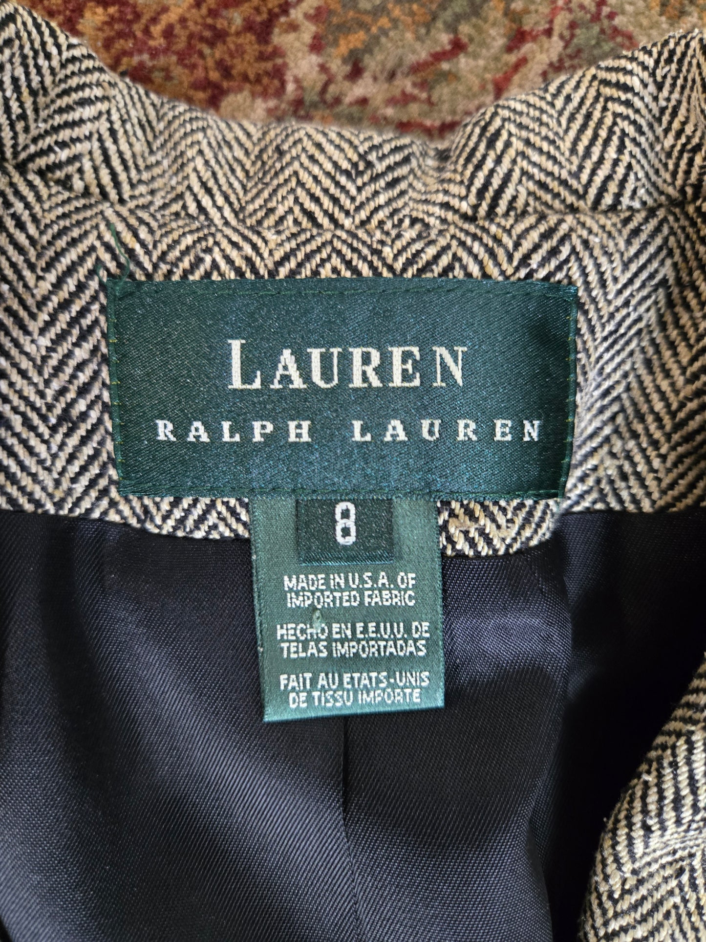 Ralph Lauren Vintage Silk Tweed Made in USA Blazer - medium