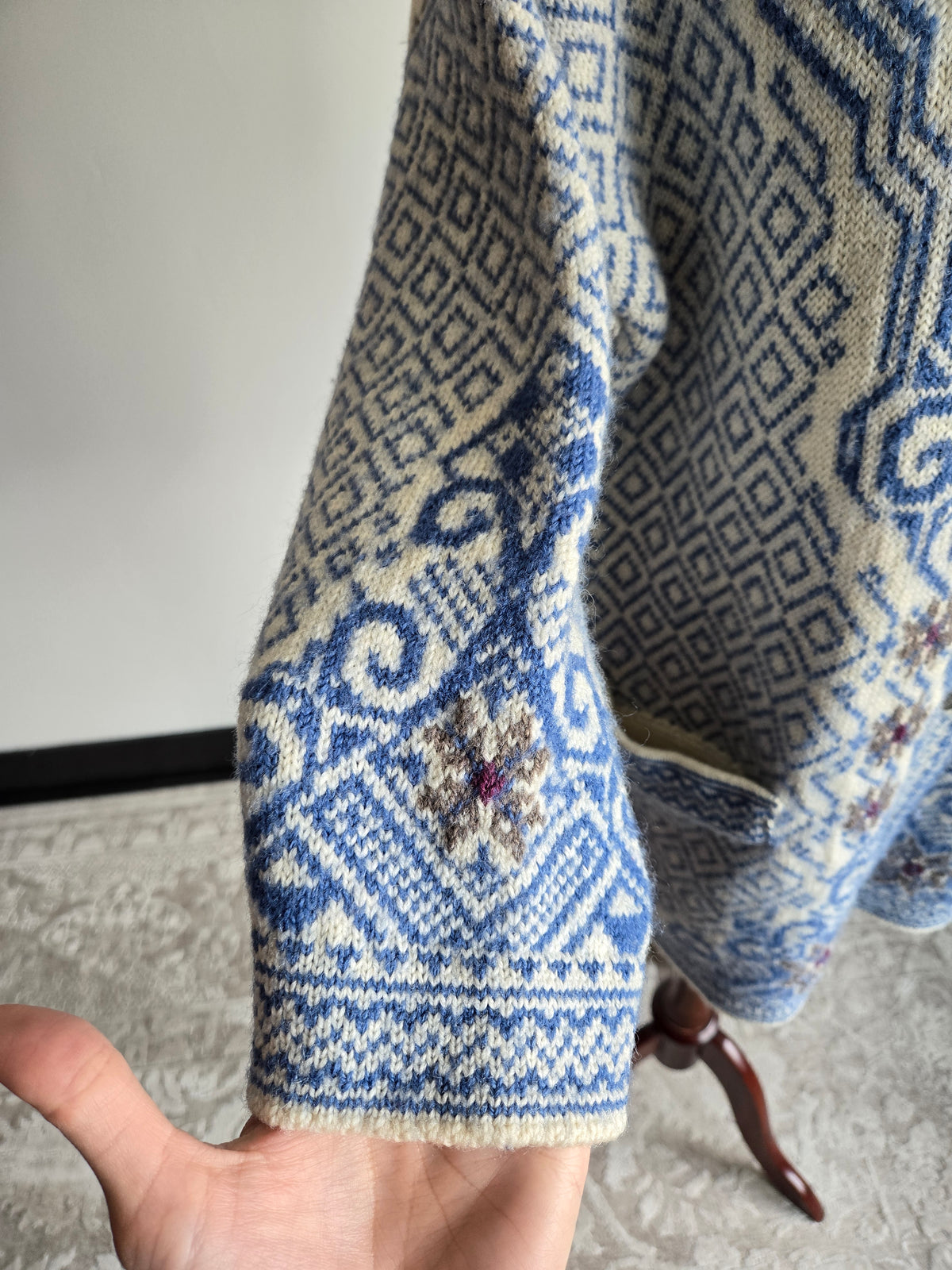 Norlender Norweigan Wool Vintage Cardigan - M/L