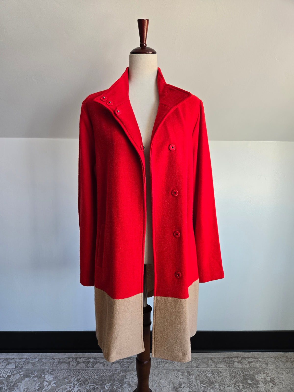Mercer & Madison NWT Red Wool Sweater - Large