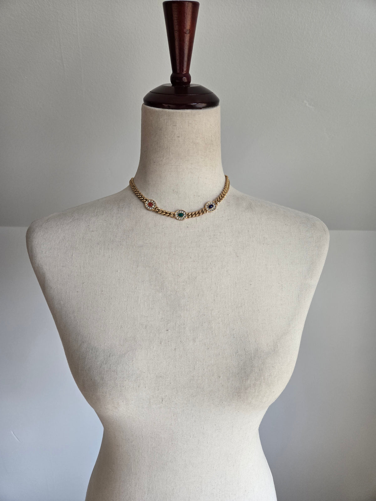 Vintage Multi Colored Cab Choker