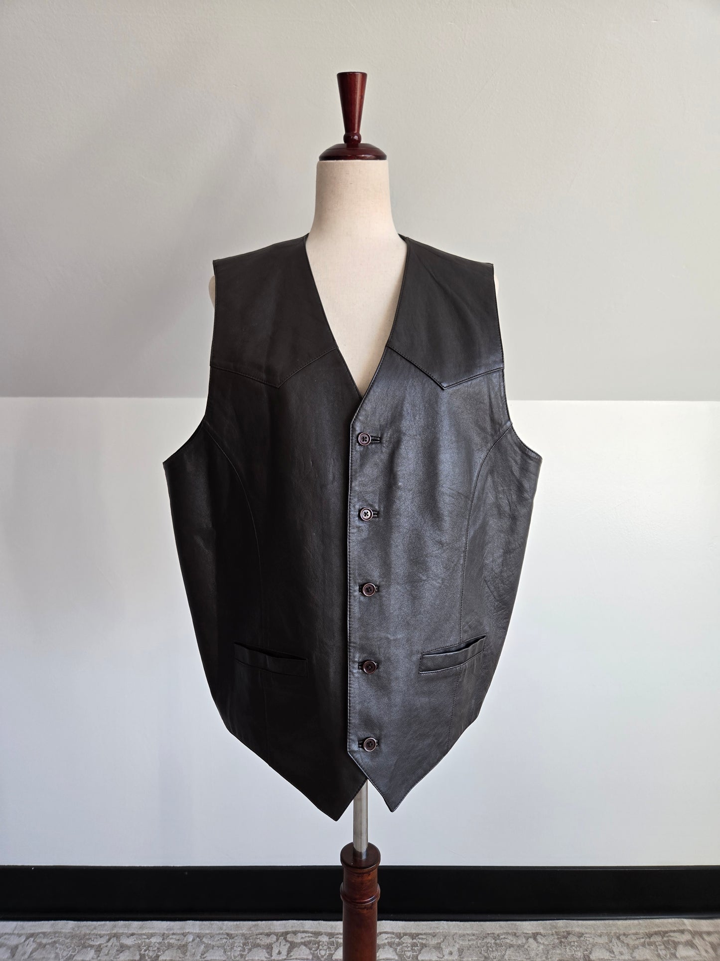 Cripple Creek Genuine Leather Western Vest - XL