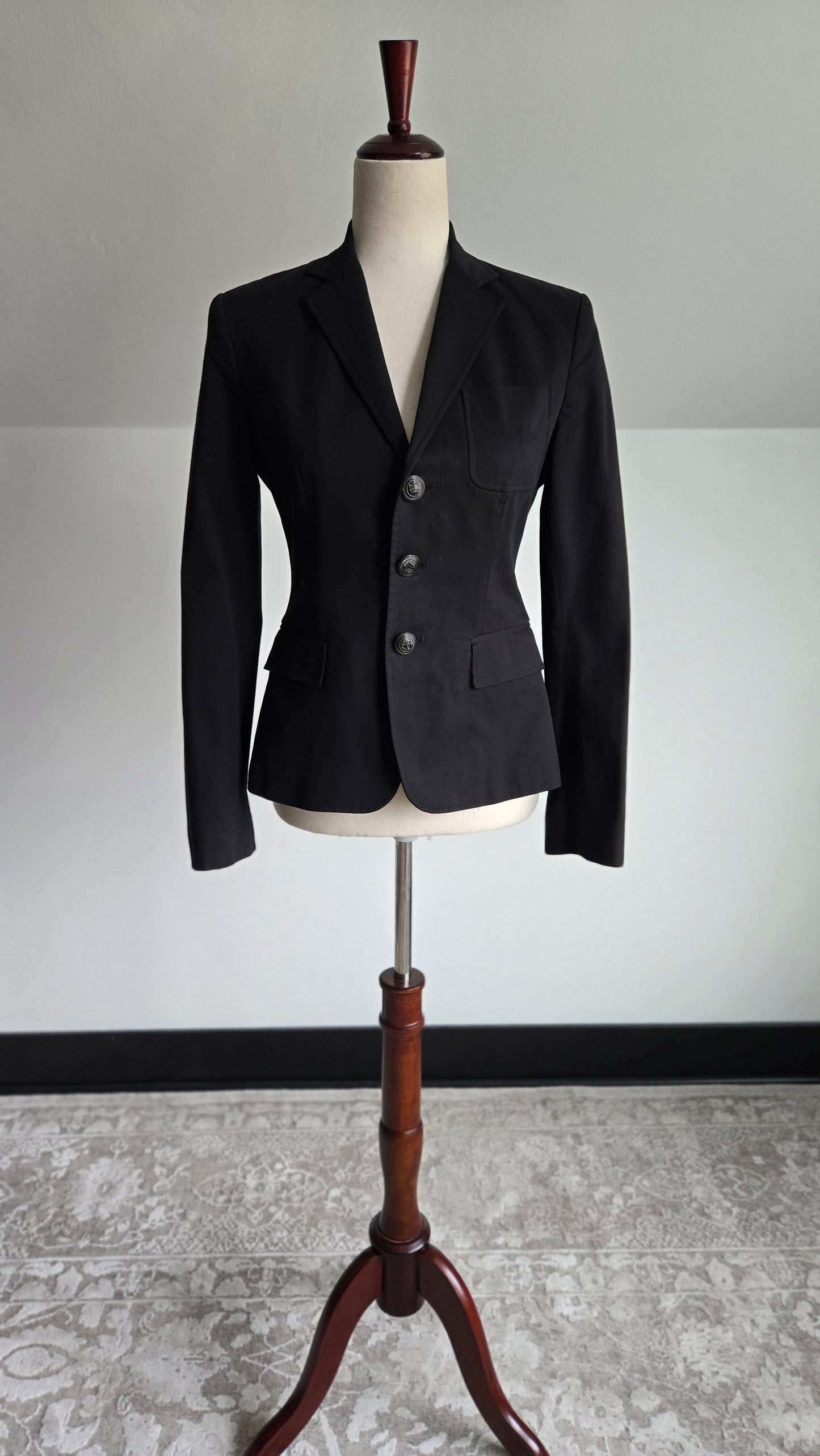 Vintage Y2K Ralph Lauren Black Blazer - Tagged 4