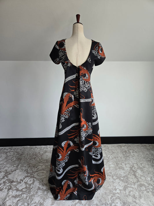 Vintage Made for Mc Inerny by Sydney Honolulu Maxi Dress - medium