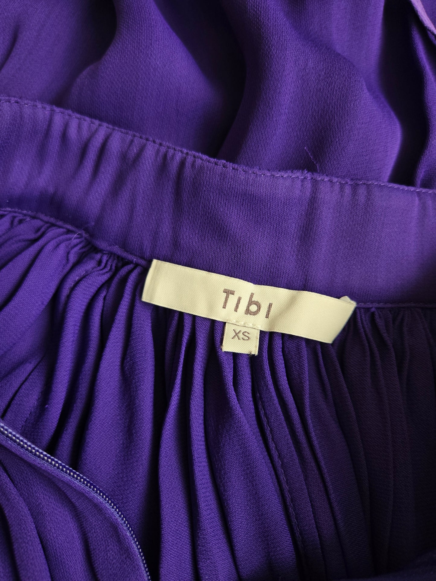 Tibi Designer Purple Drape Dress - XS/S/M