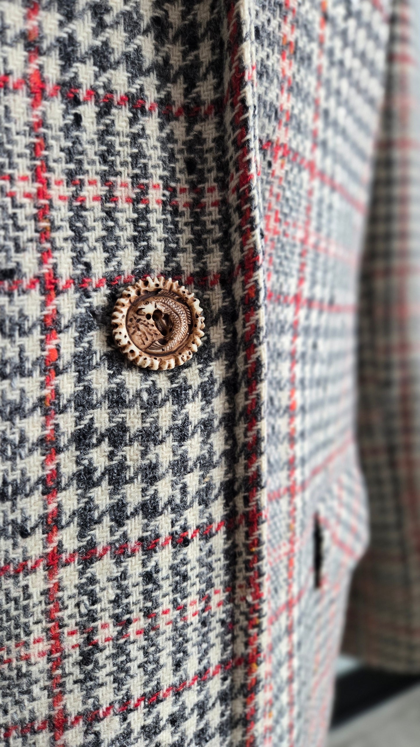 Vintage 60s Seatona Suits by Seaton Hall Plaid Wool Jacket - Small