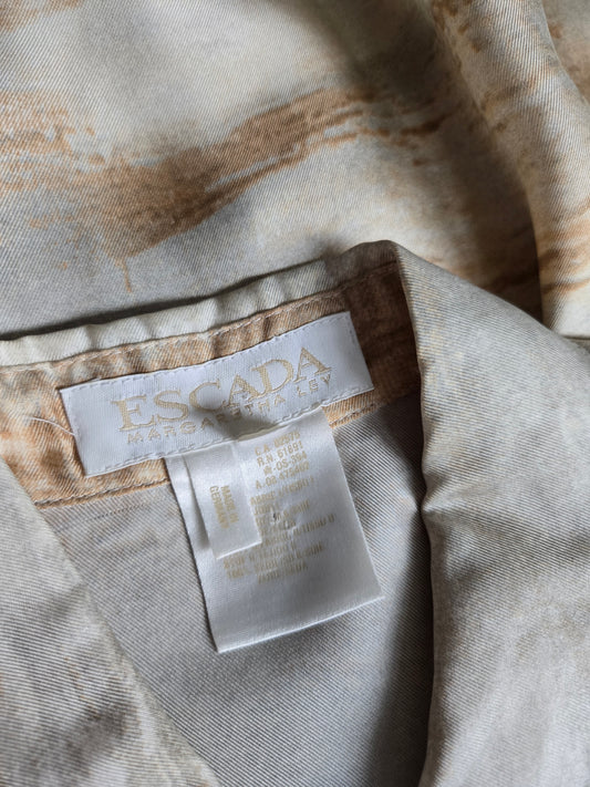 Escada Vintage Made in Germany Silk Horse Top - Medium