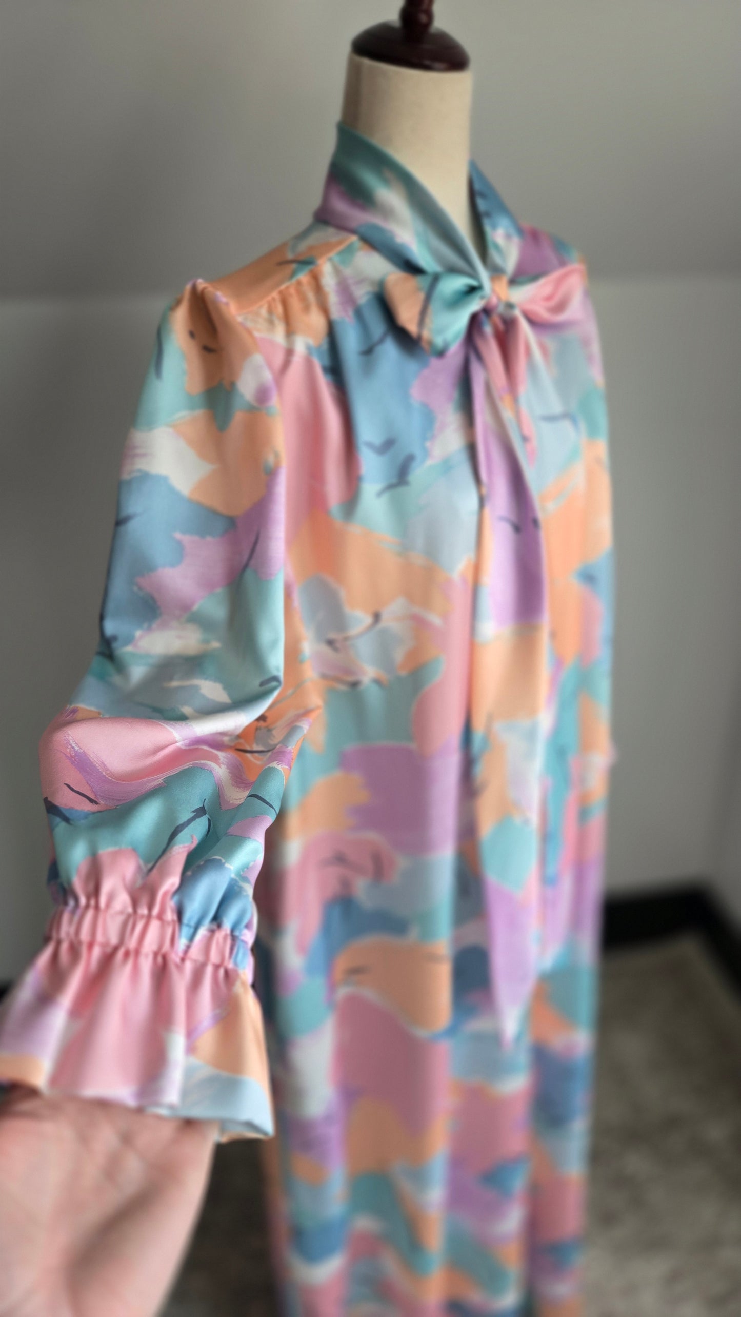 Rare Lucie Ann Beverly Hills Vintage 60s Elizabeth Arden Edition Dress - Large/XL