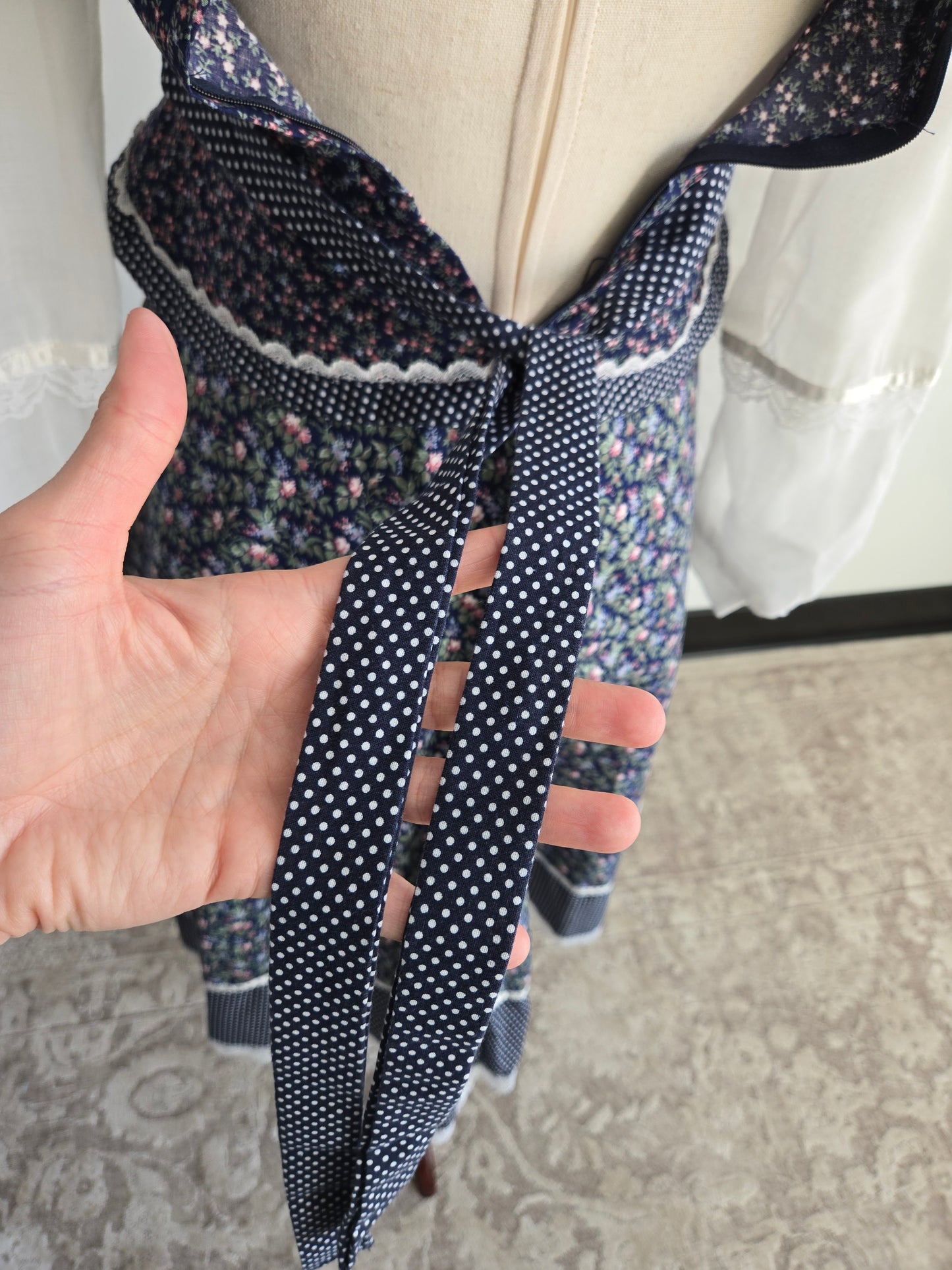 Gold Label Gunne Sax by Jessica San Fransisco Vintage 70s Calico Prairie Dress - XS