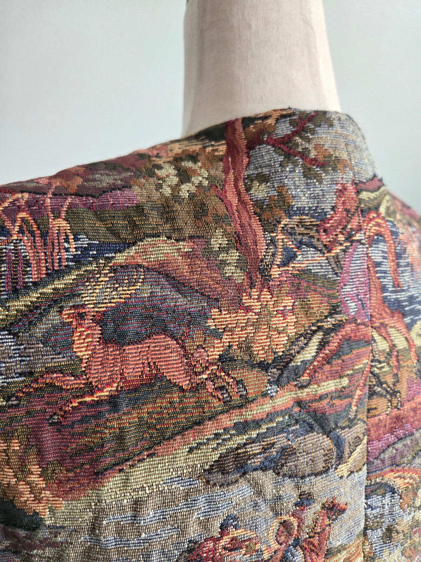 Equestrian Tapestry Hand Made Vest - M/L