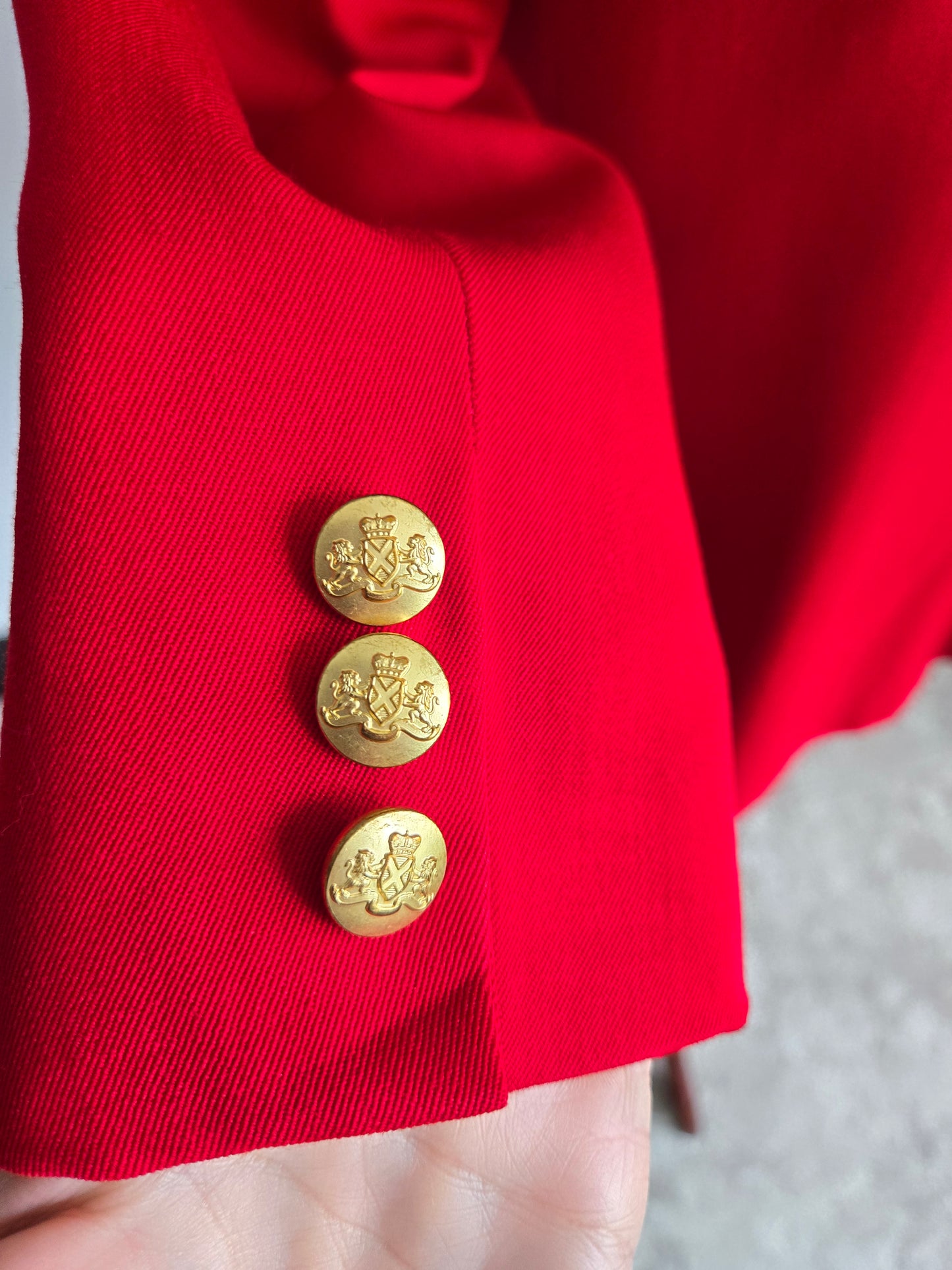 Brooks Brothers Red Wool Double Breasted Blazer - Size 14