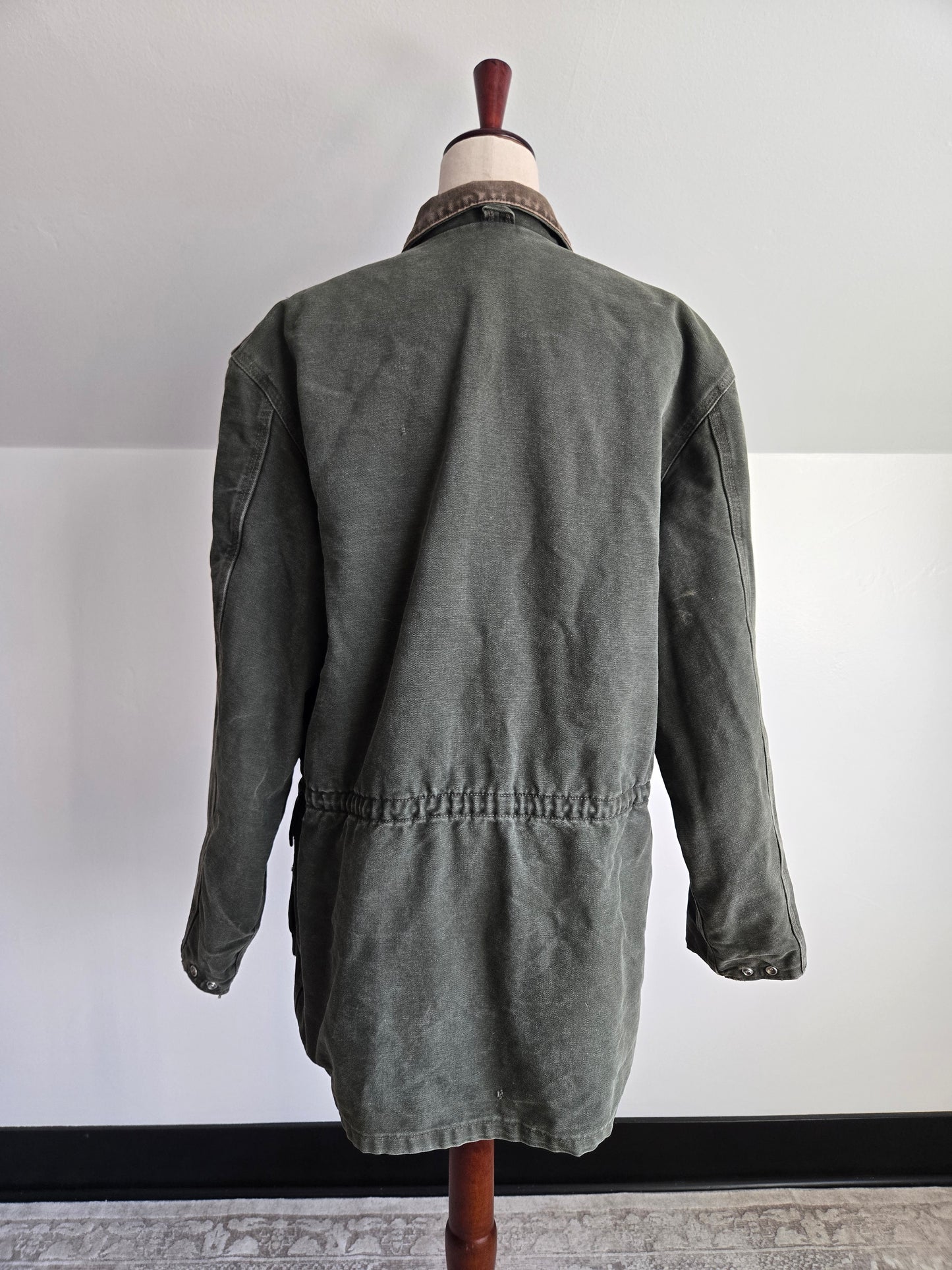 True 1980s Vintage Worn in Carhartt Workwear Coat - medium