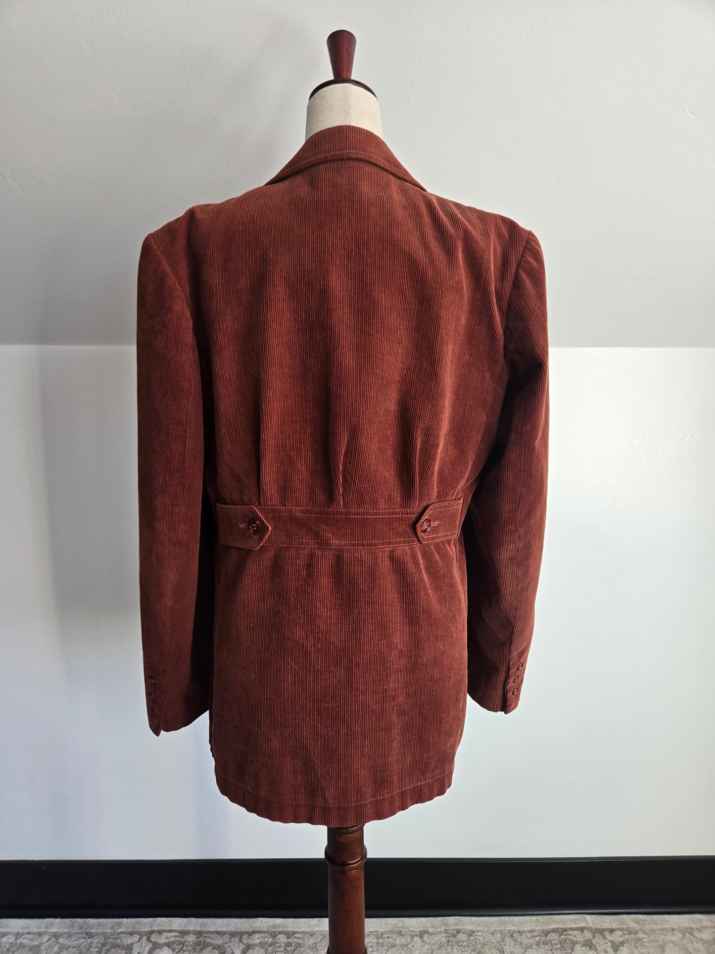 Scotts Grey Ltd. Vintage Corduroy Equestrian Blazer -