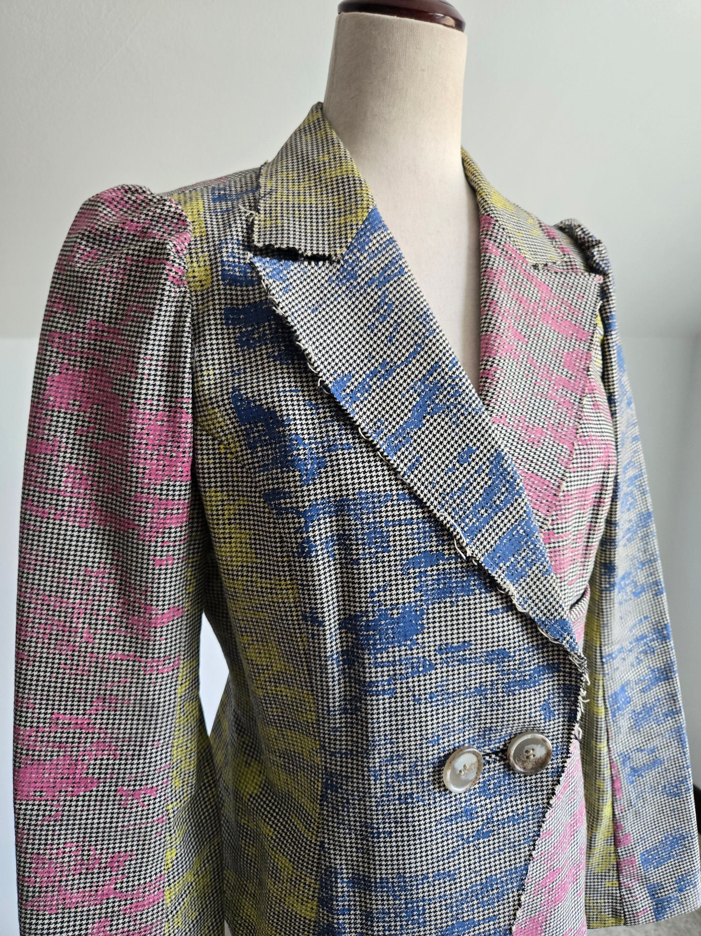 Coromo Japanese Avant Garde Asymmetrical Cotton Blazer - Medium