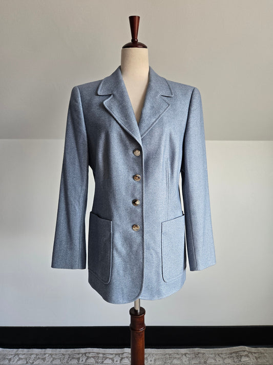 Escada Cashmere and Silk Made in Germany Vintage Blazer - large