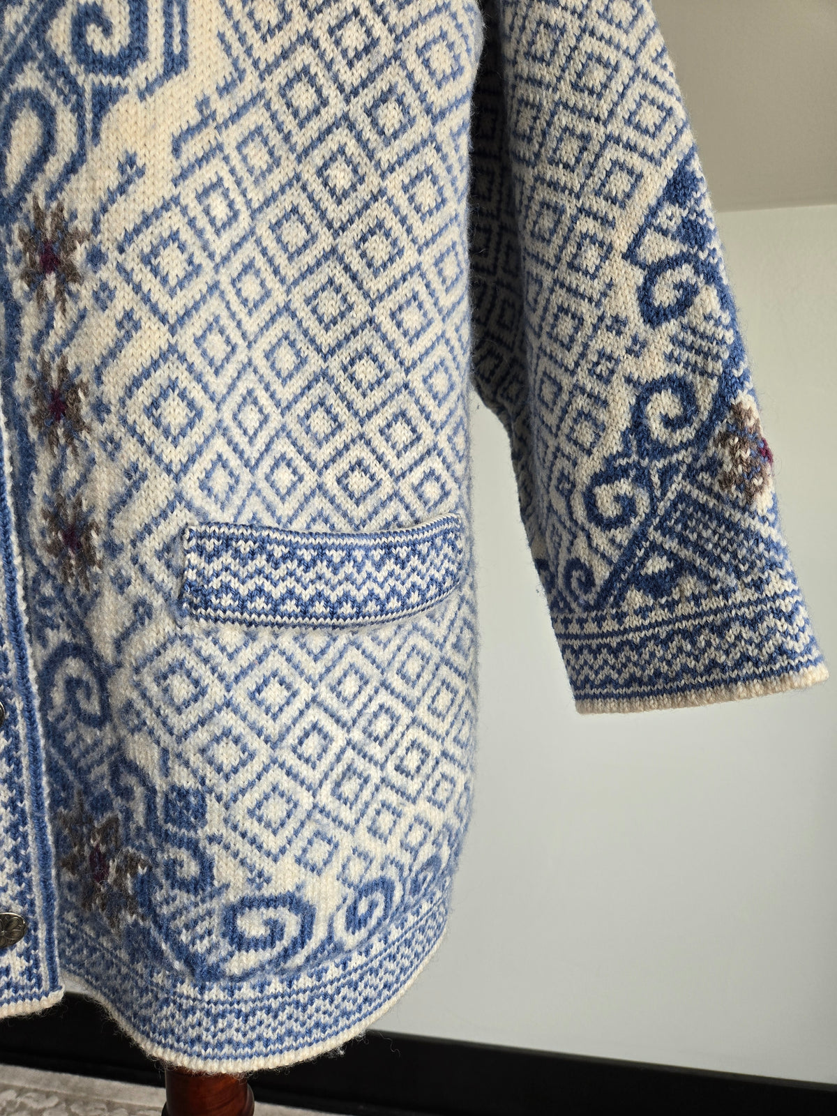 Norlender Norweigan Wool Vintage Cardigan - M/L