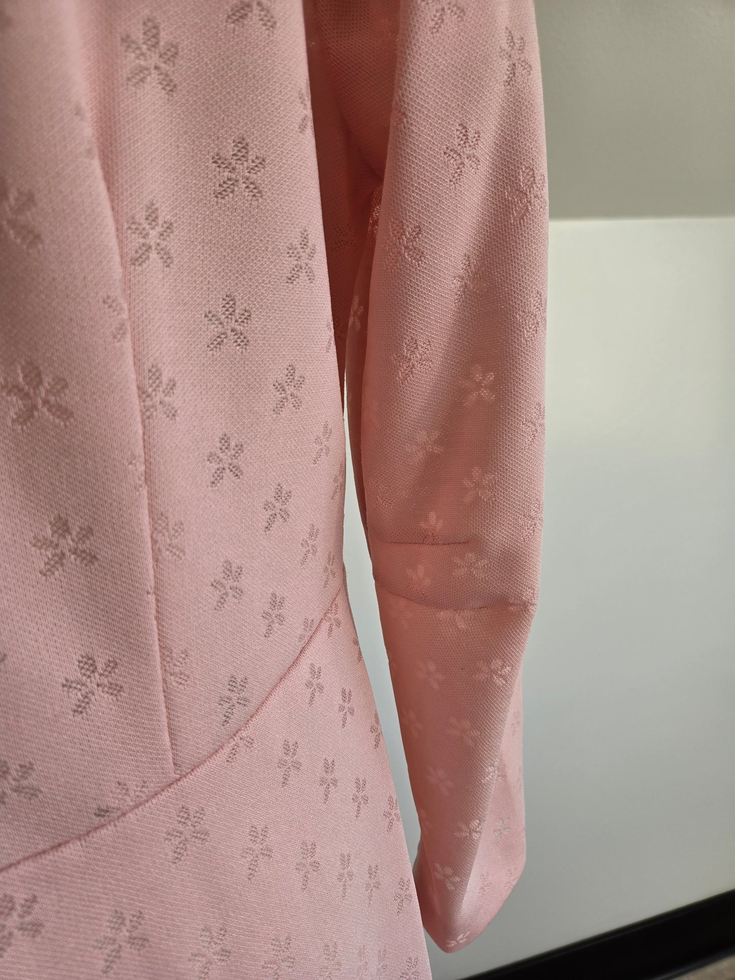 Lady Laura by Toni Todd Vintage Pink Dress with Beaded Detail - large