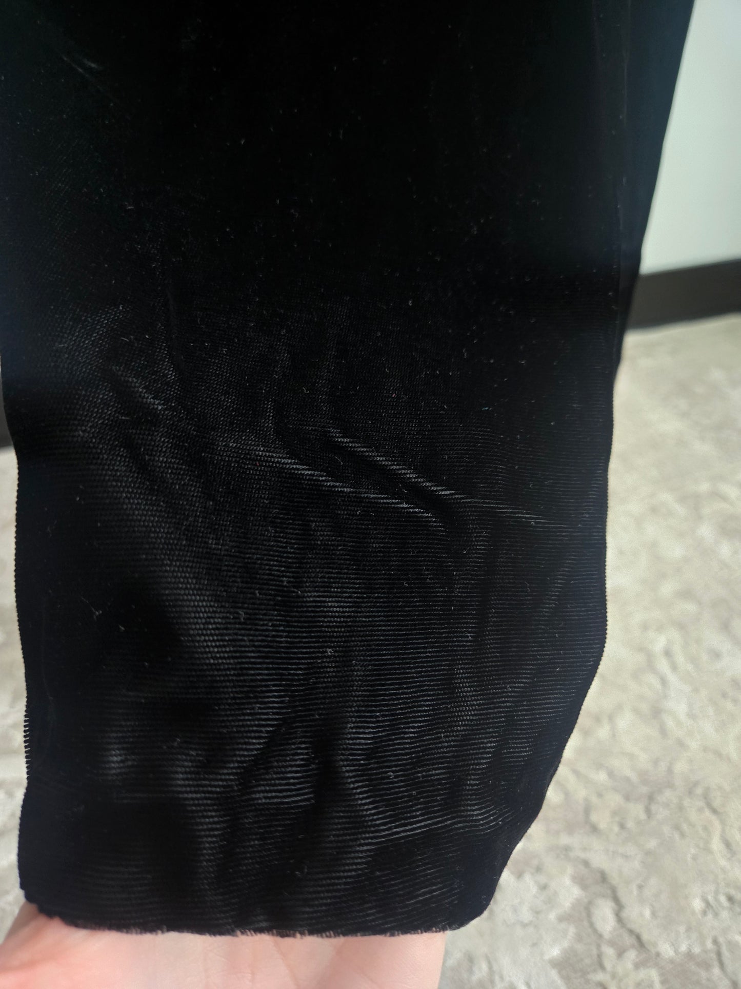 Gunne Sax by Jessica McClintok Black Velvet Skirt - XS