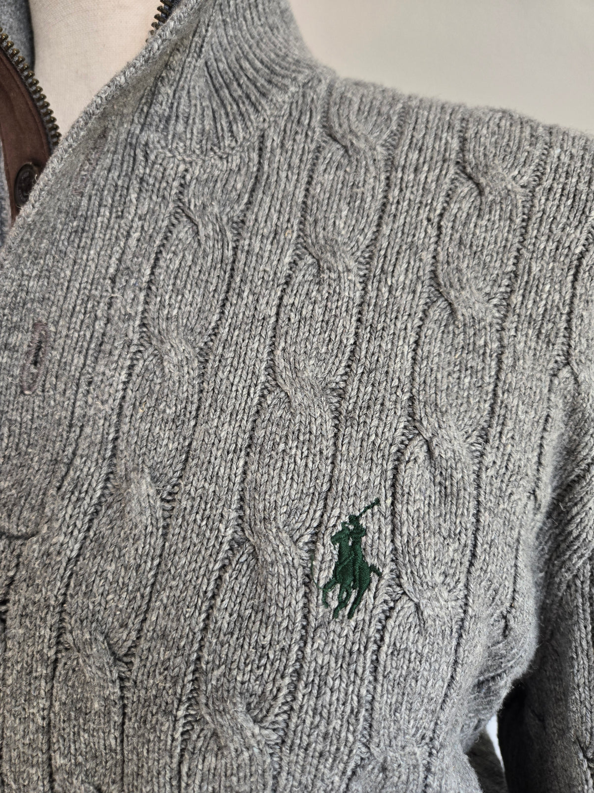 Polo Ralph Lauren Tussah Silk Cable Knit Sweater - Medium