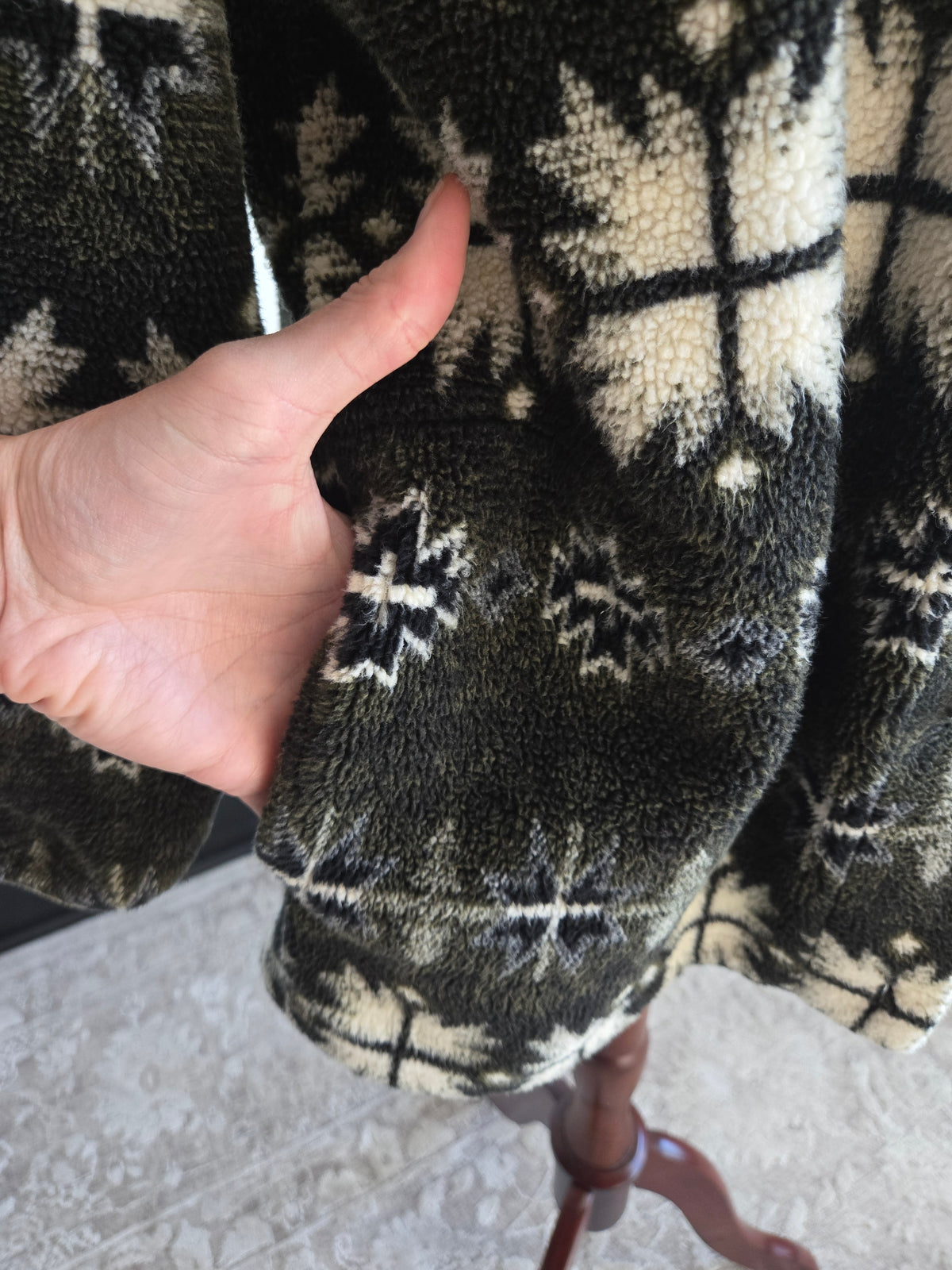 County Clothing Co Deer Fleece Jacket - medium