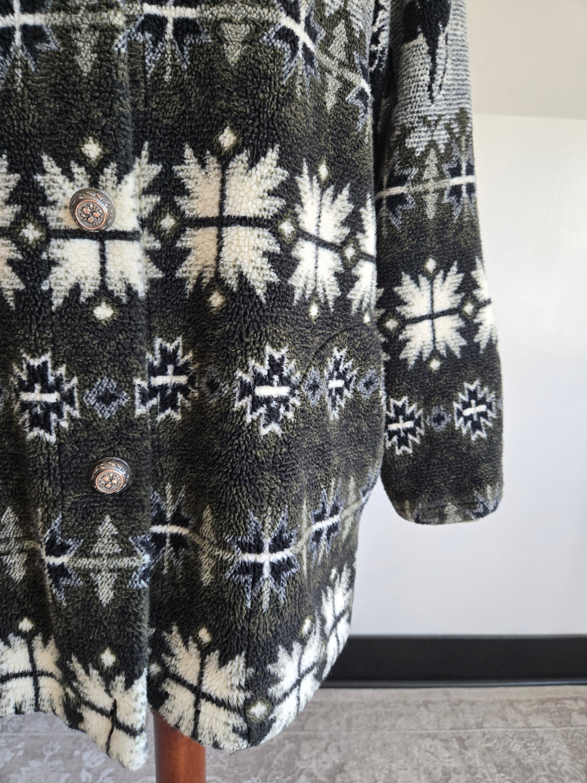 County Clothing Co Deer Fleece Jacket - medium