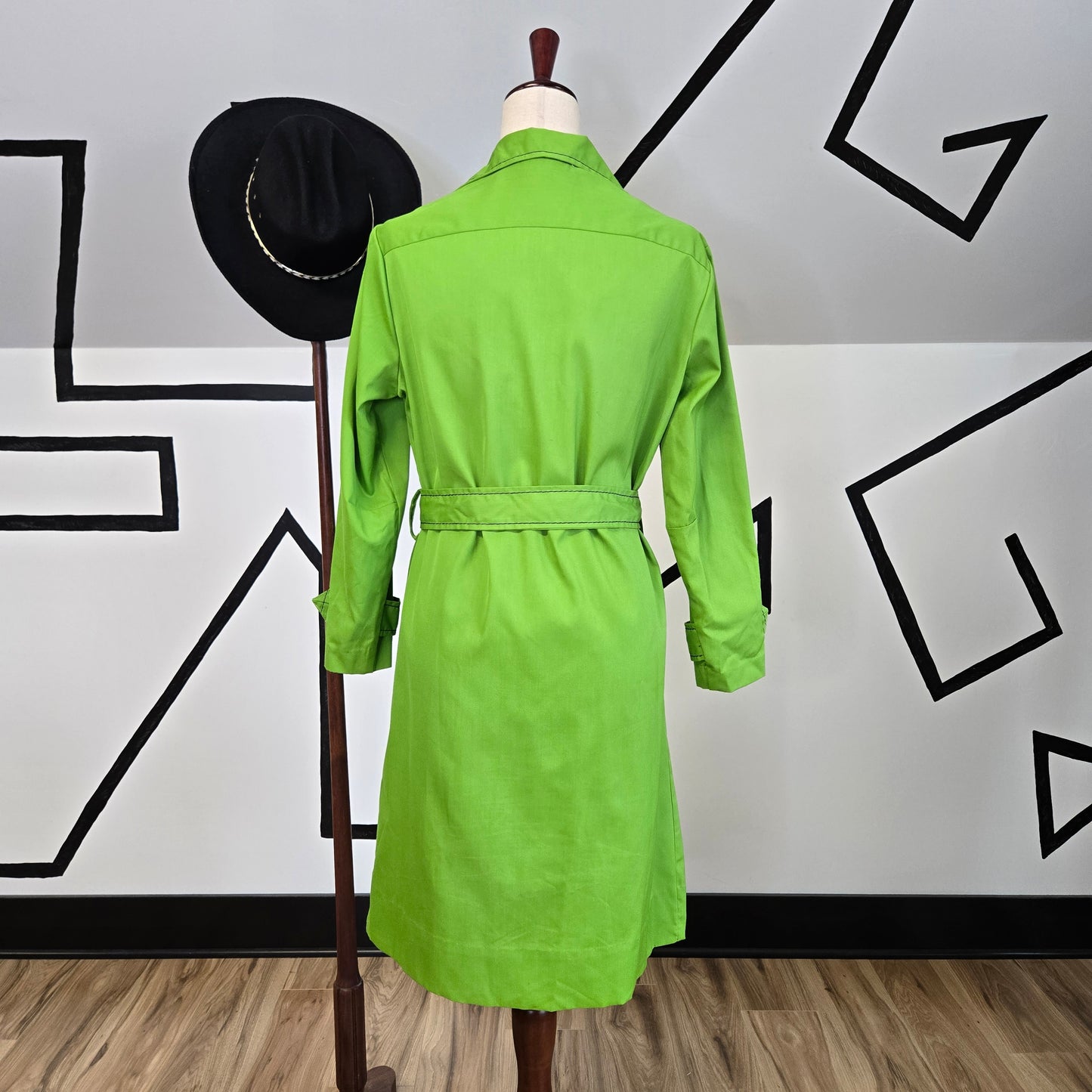 The Spectator Vintage 60s Lime Green Dress/Jacket - medium