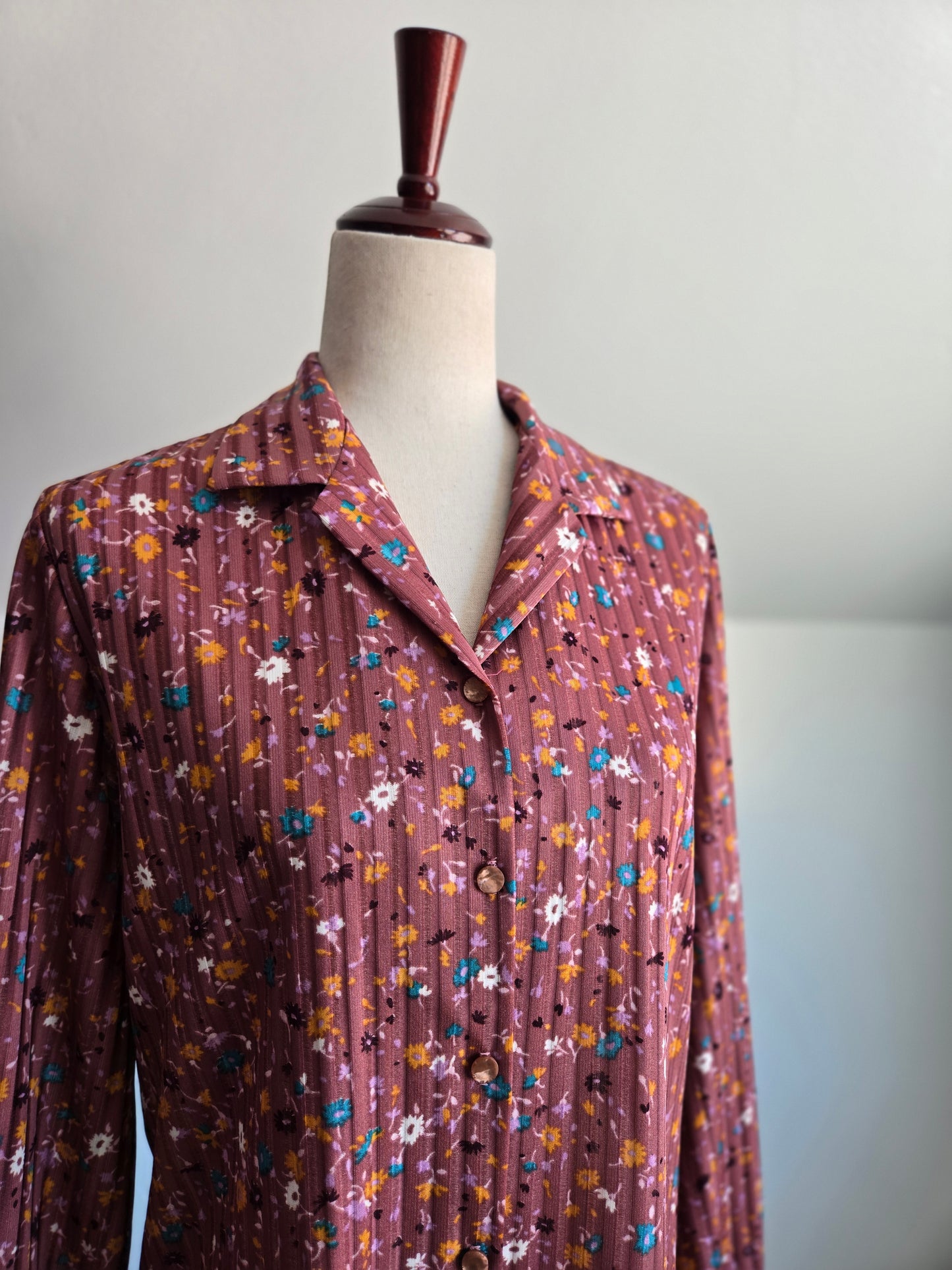 Graff Vintage 70s Micro Floral Top - large