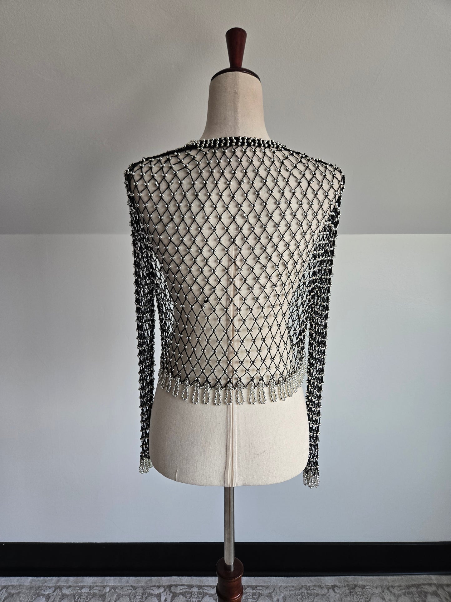 Vintage Beaded Bolero - XS/S