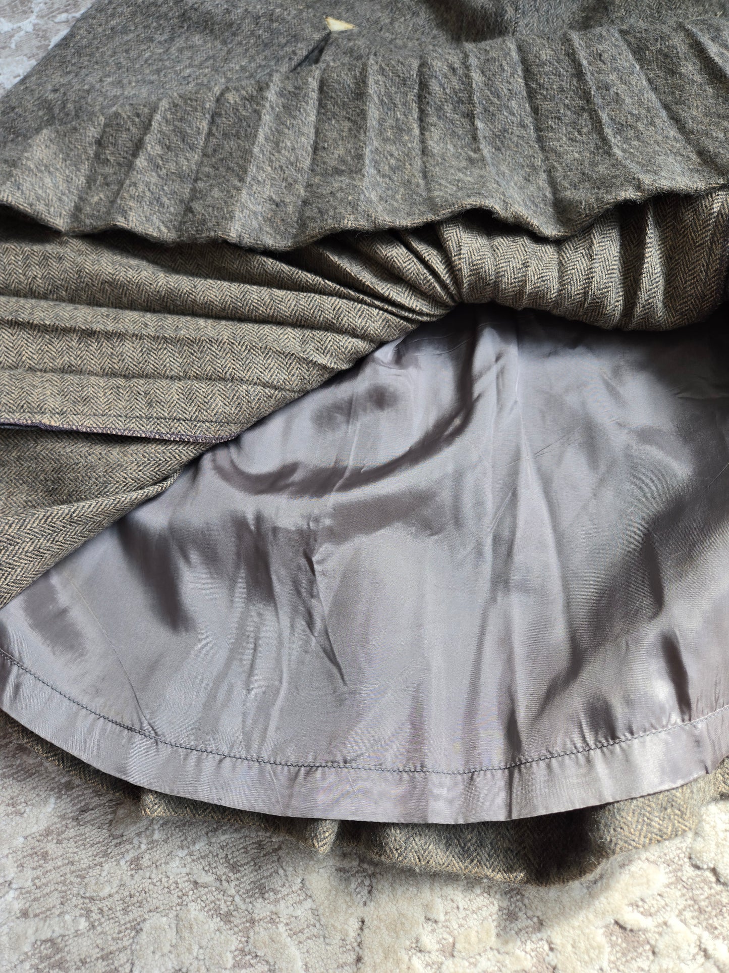 Vintage Silmar 1960s Made in Italy Alpaca Wool Western Skirt - W34"