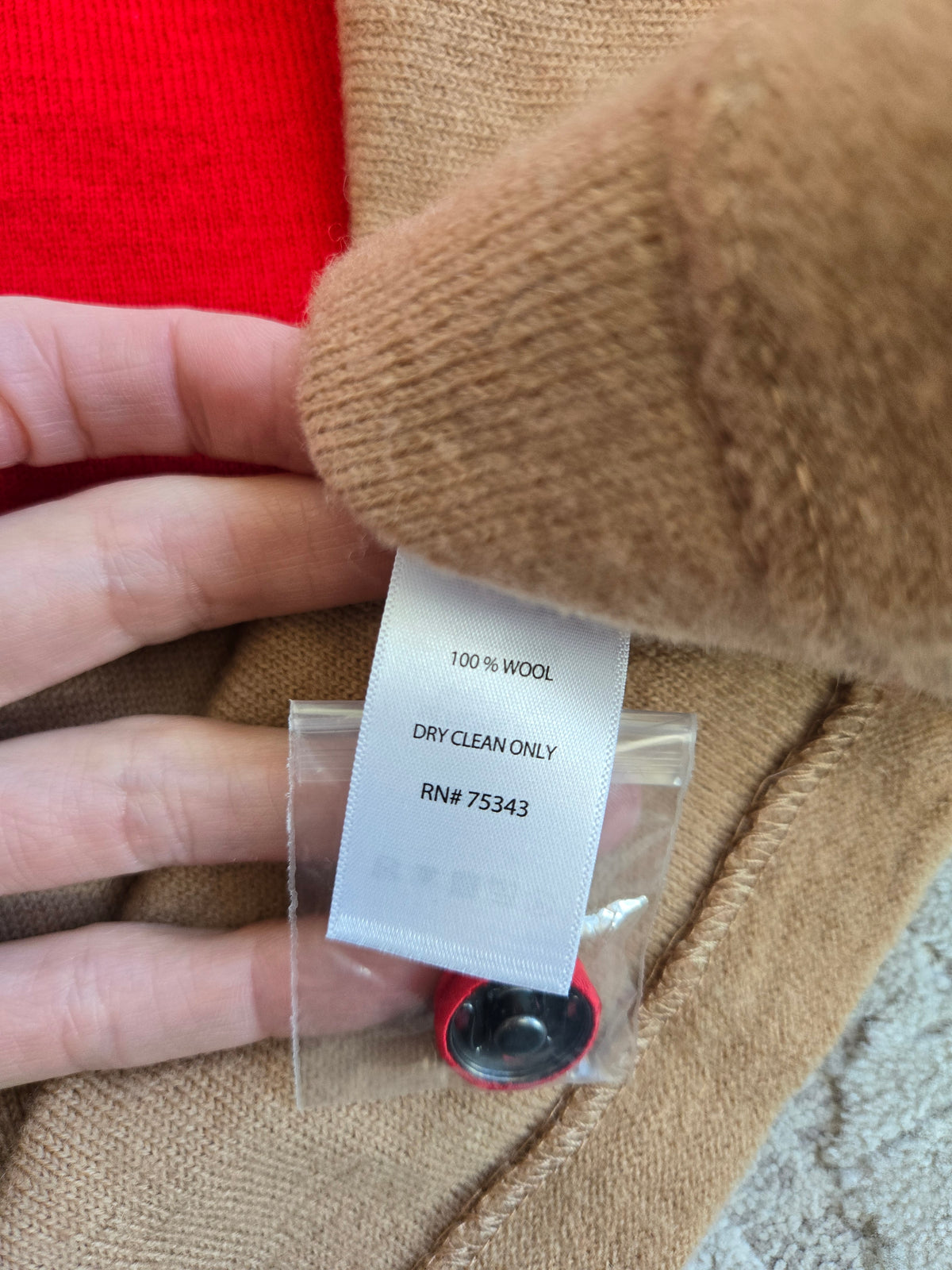 Mercer & Madison NWT Red Wool Sweater - Large