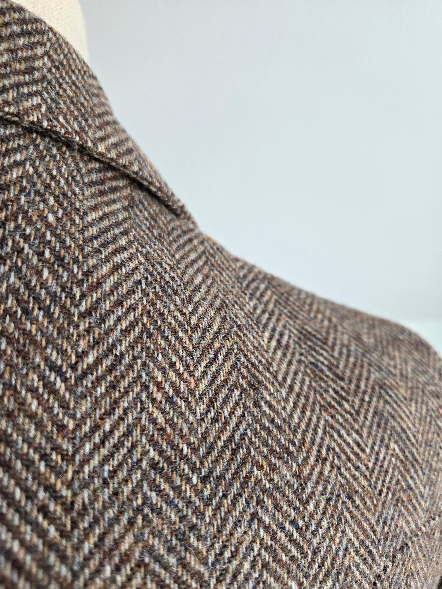 Farrah Vintage 70s Western Wool Tweed Blazer - Large