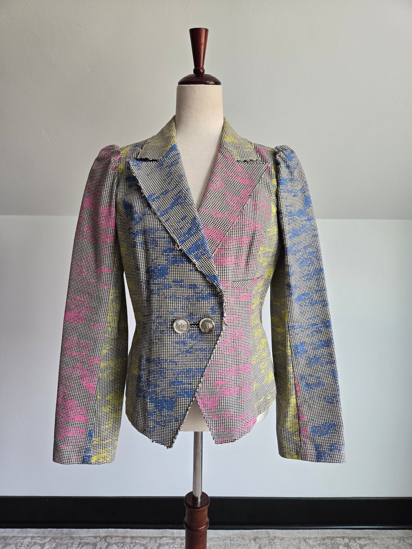 Coromo Japanese Avant Garde Asymmetrical Cotton Blazer - Medium