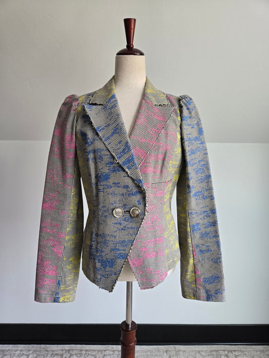 Coromo Japanese Avant Garde Asymmetrical Cotton Blazer - Medium