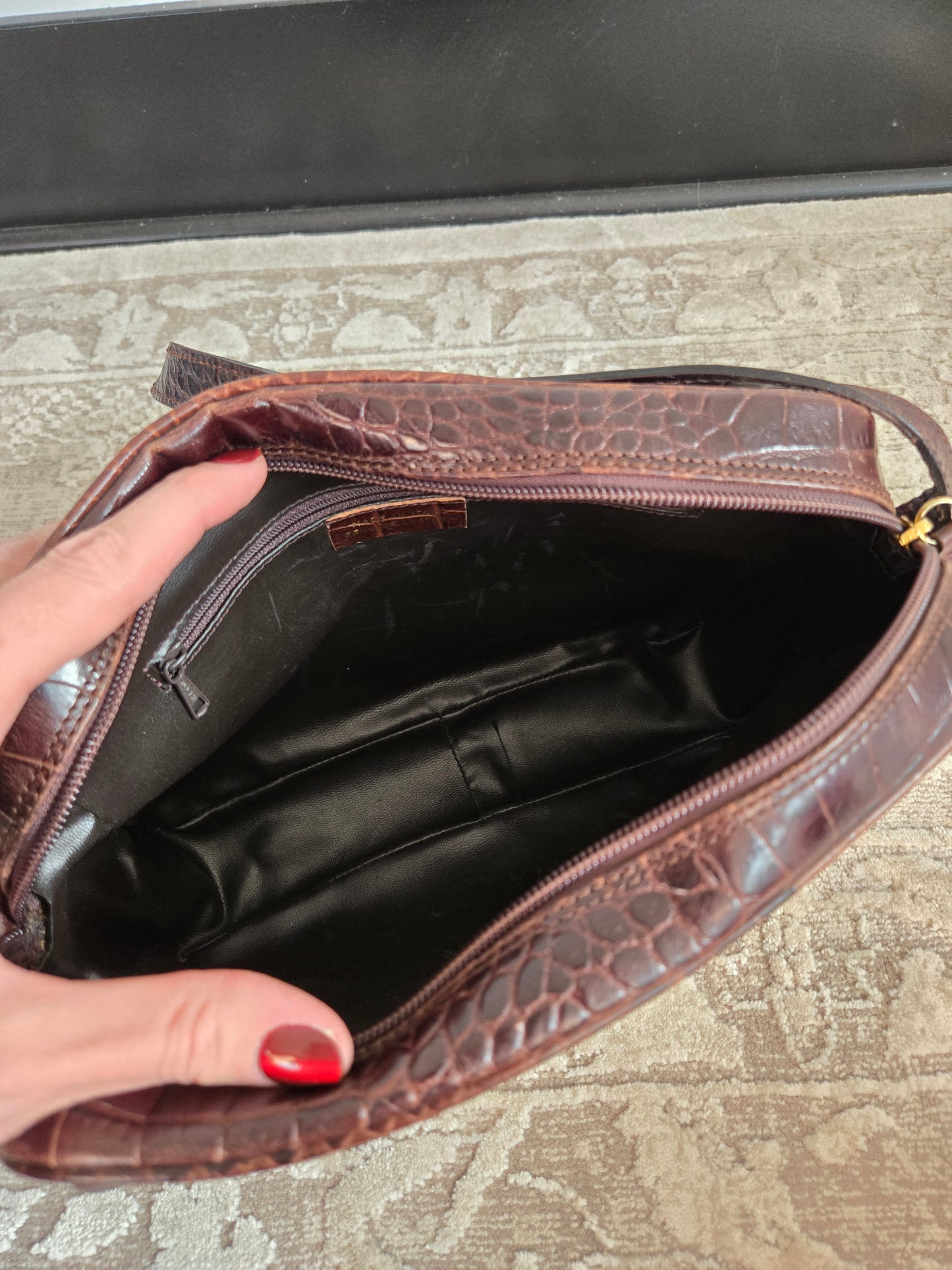 Vintage Italian Leather Crossbody