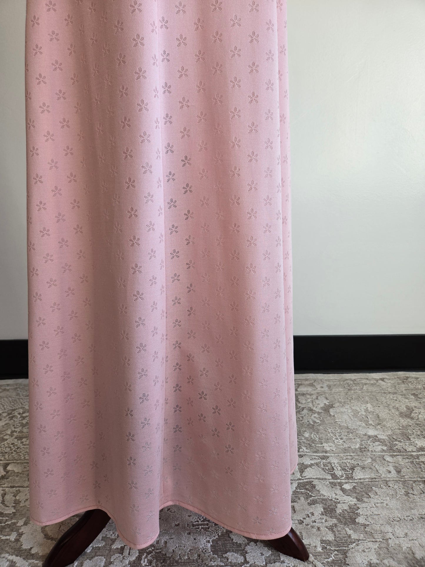 Lady Laura by Toni Todd Vintage Pink Dress with Beaded Detail - large