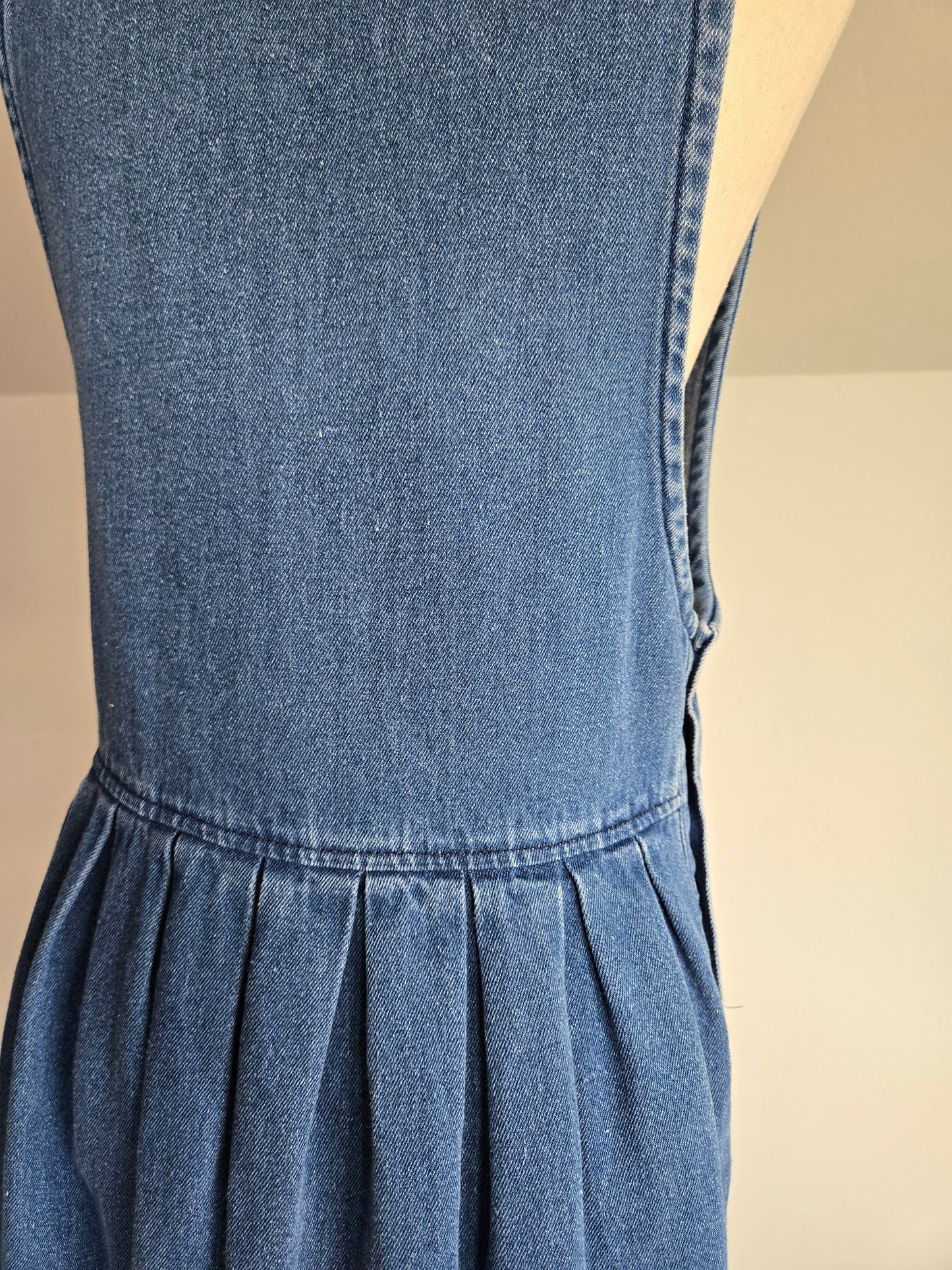 Pierre Cardin Vintage Denim Jumper Dress - M/L