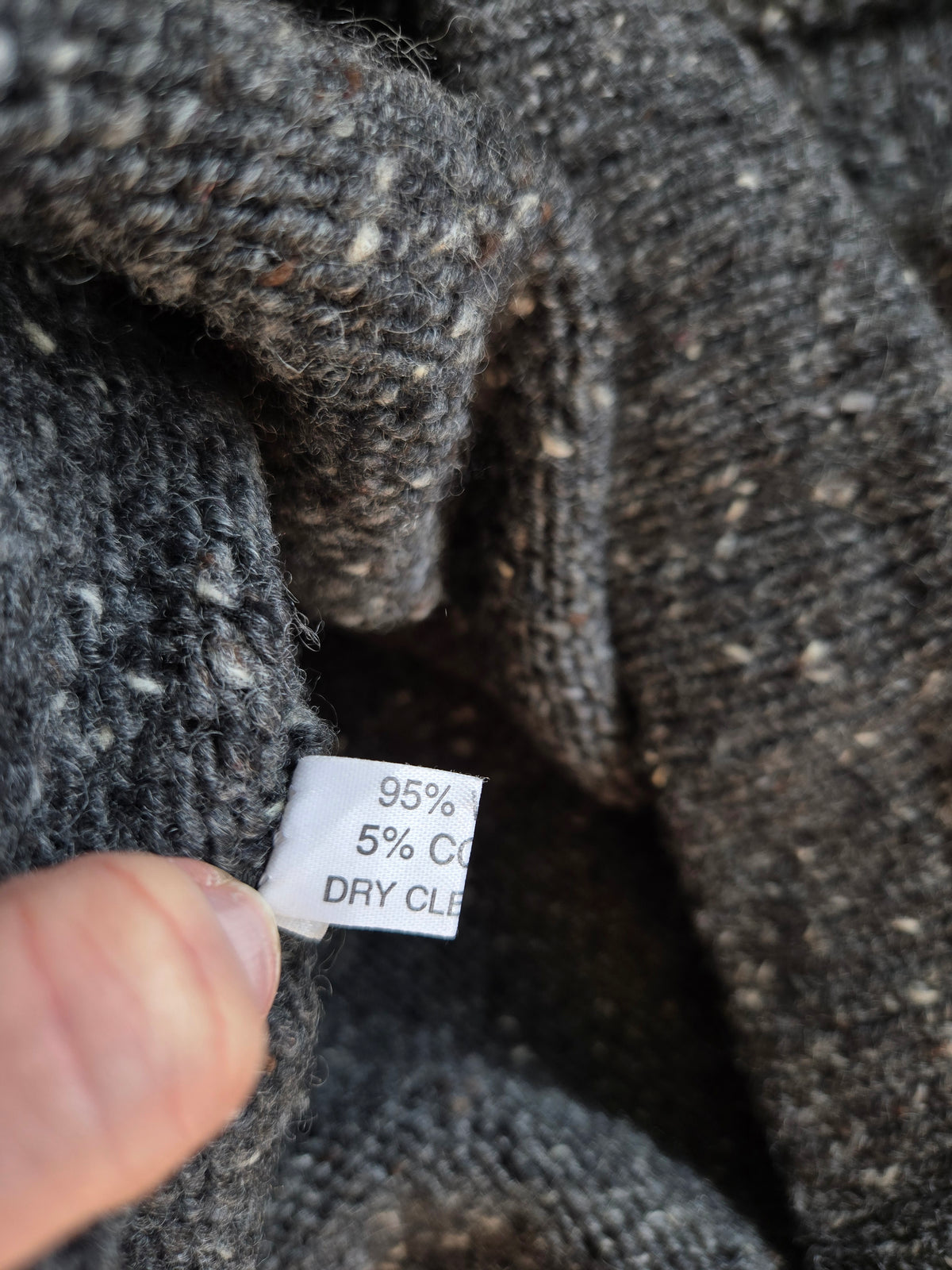 Foxglove Irish Wool Cardigan - L/XL