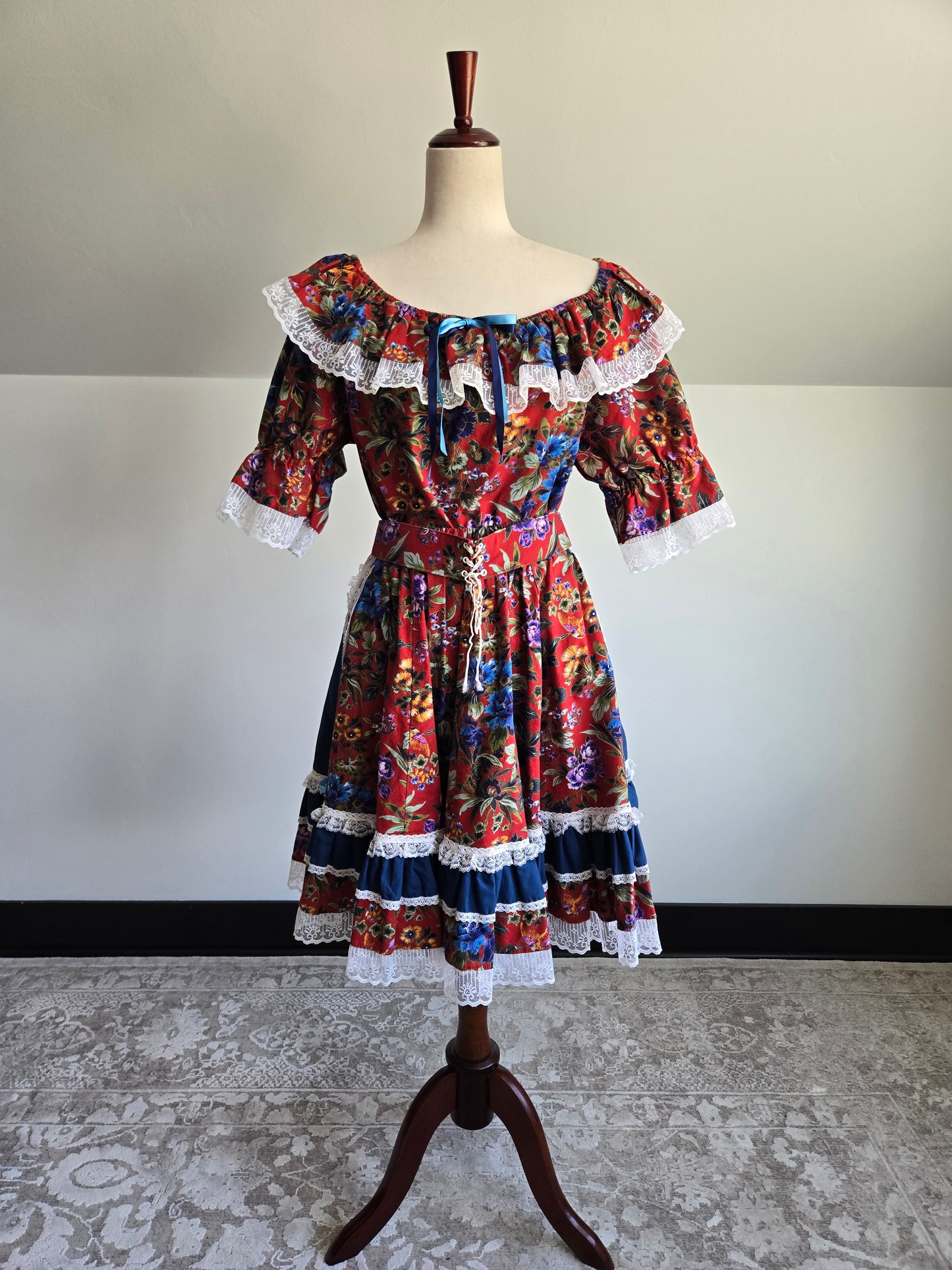 Vintage Western Swing Dancing Two Piece Set - L/XL