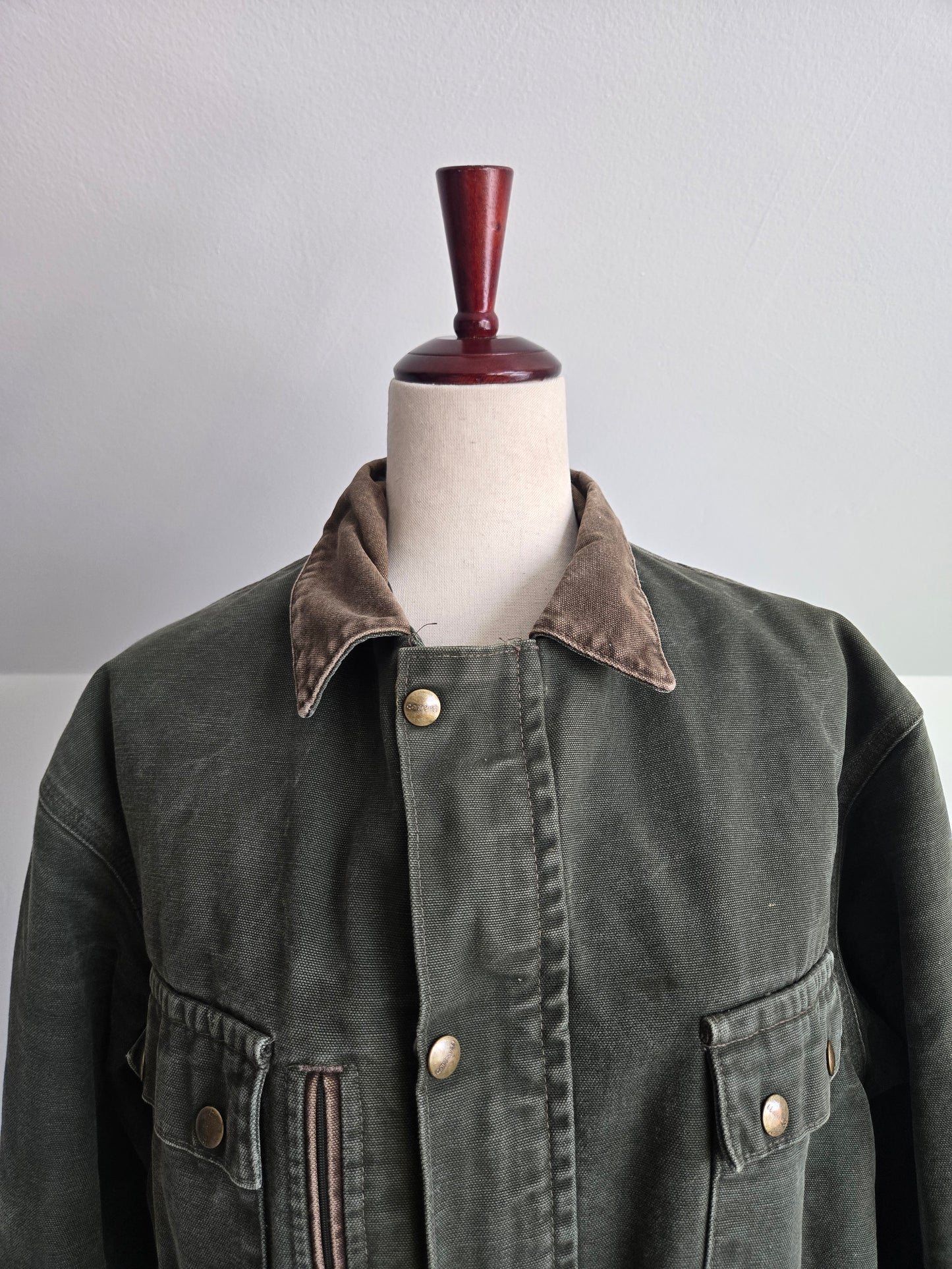 True 1980s Vintage Worn in Carhartt Workwear Coat - medium