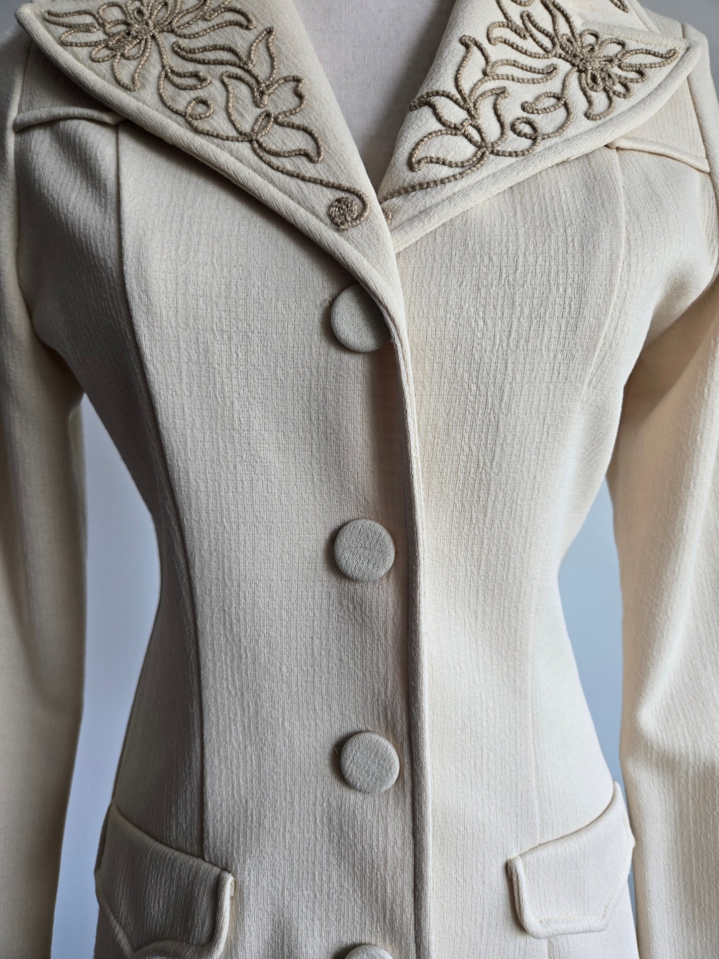 H Bar C Ranchwear Vintage 70s Western Blazer - XS/S