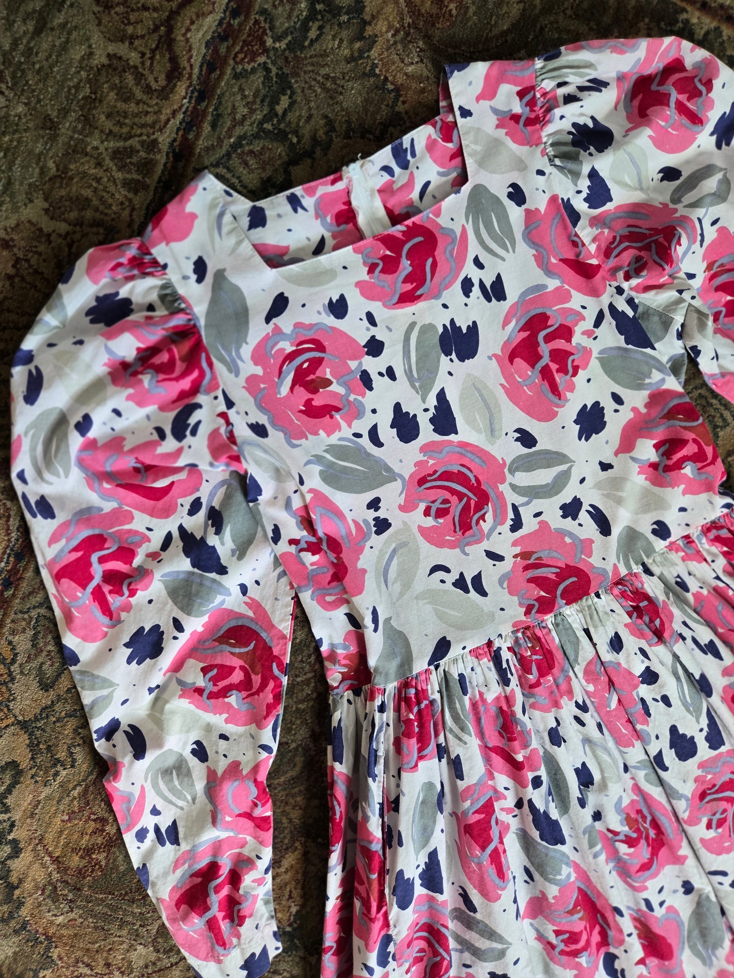 Laura Ashley Made in Great Britain Cotton Floral Dress - large