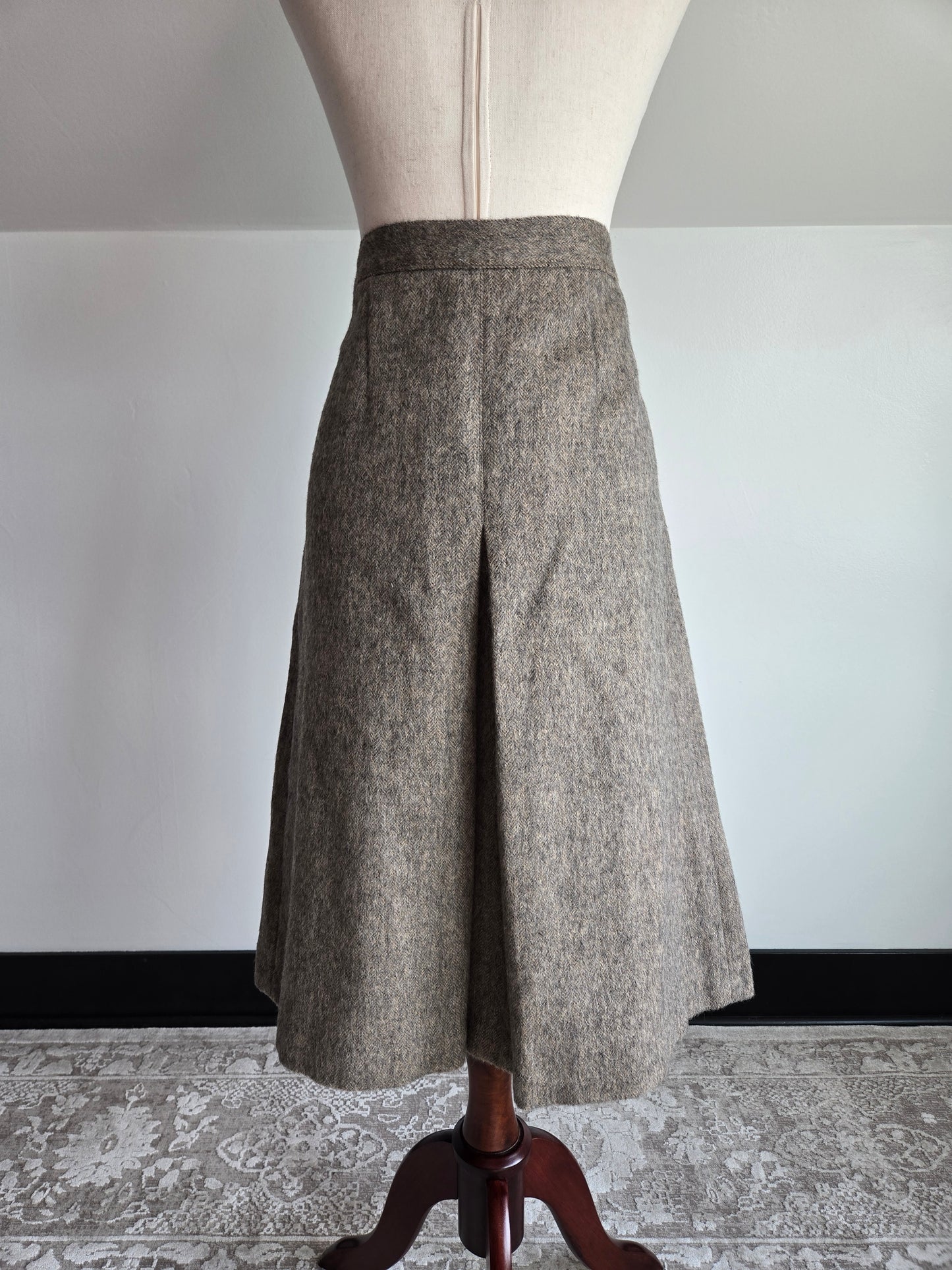 Vintage Silmar 1960s Made in Italy Alpaca Wool Western Skirt - W34"