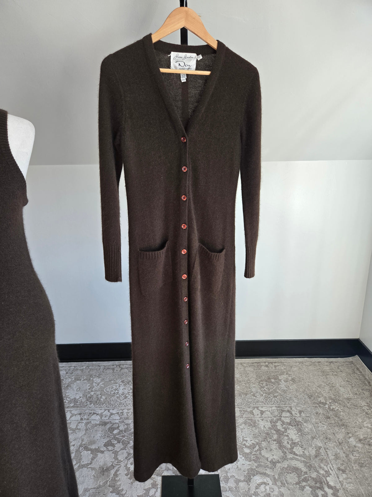 Vintage Jane Justin Lambswool and Angora Two Piece Set - Medium