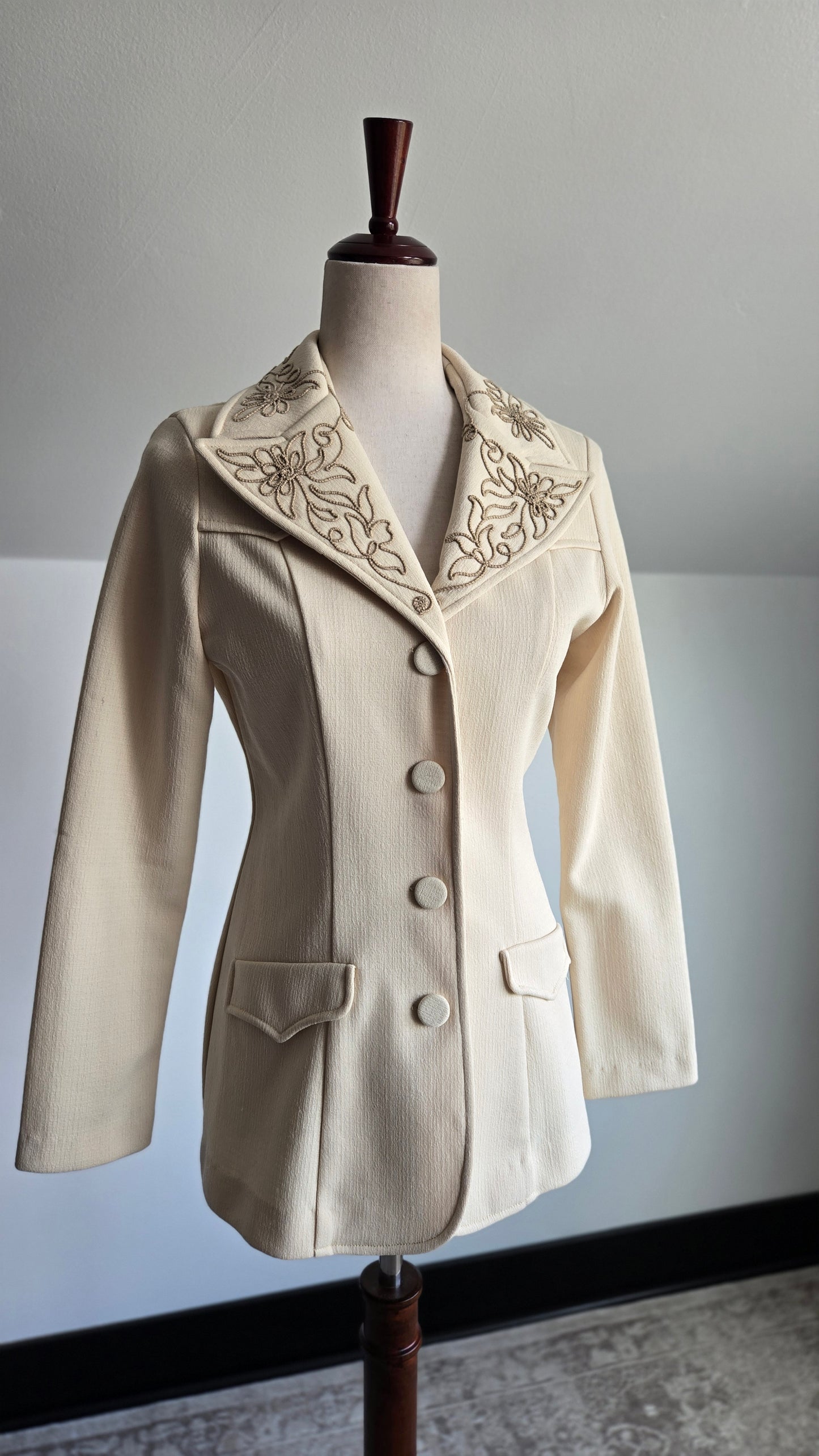H Bar C Ranchwear Vintage 70s Western Blazer - XS/S