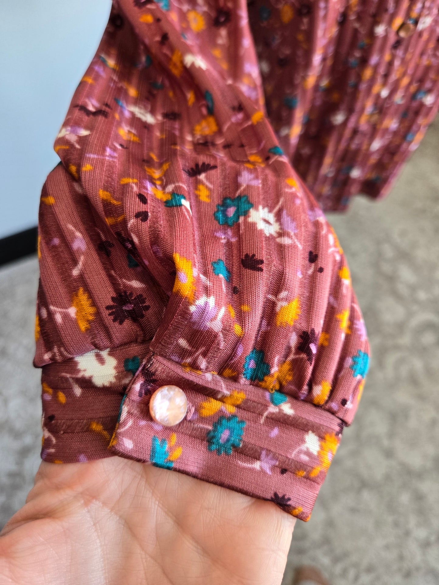 Graff Vintage 70s Micro Floral Top - large