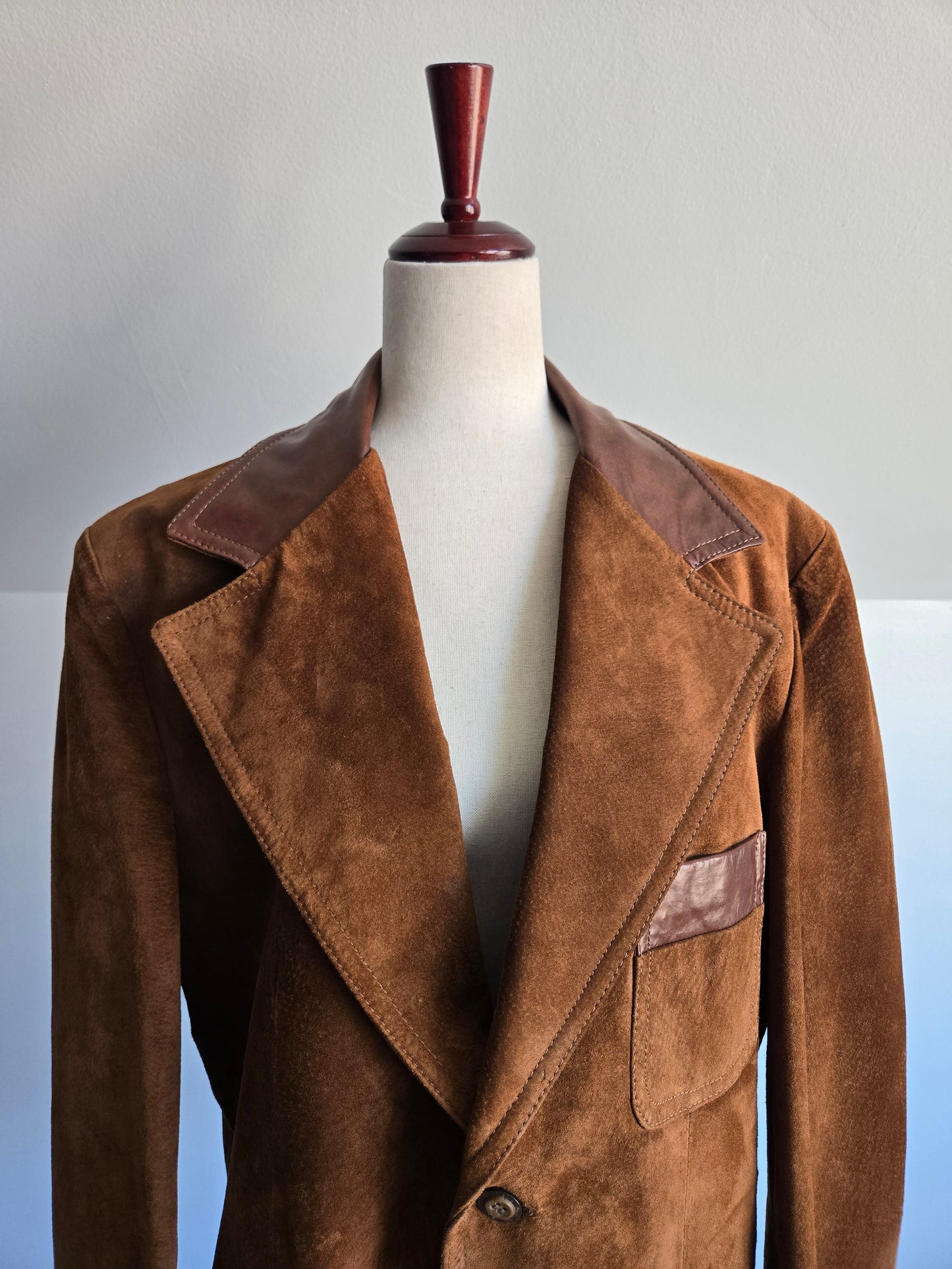 Lakeland Vintage Genuine Suede Leather Blazer - XL